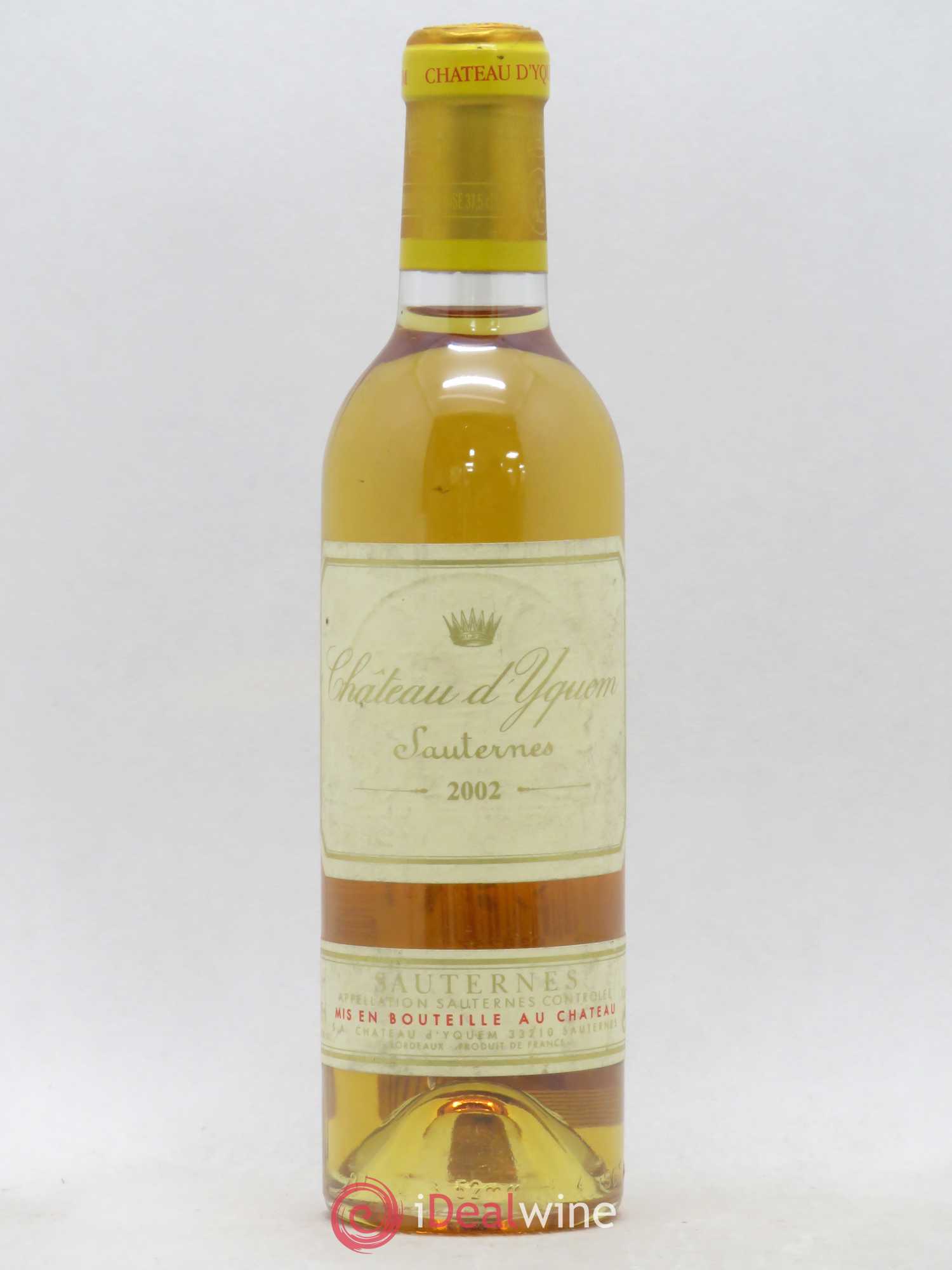 Château d' Yquem 1er Cru Classé Supérieur 2002 - Lotto di 1 mezza bottiglia - 0