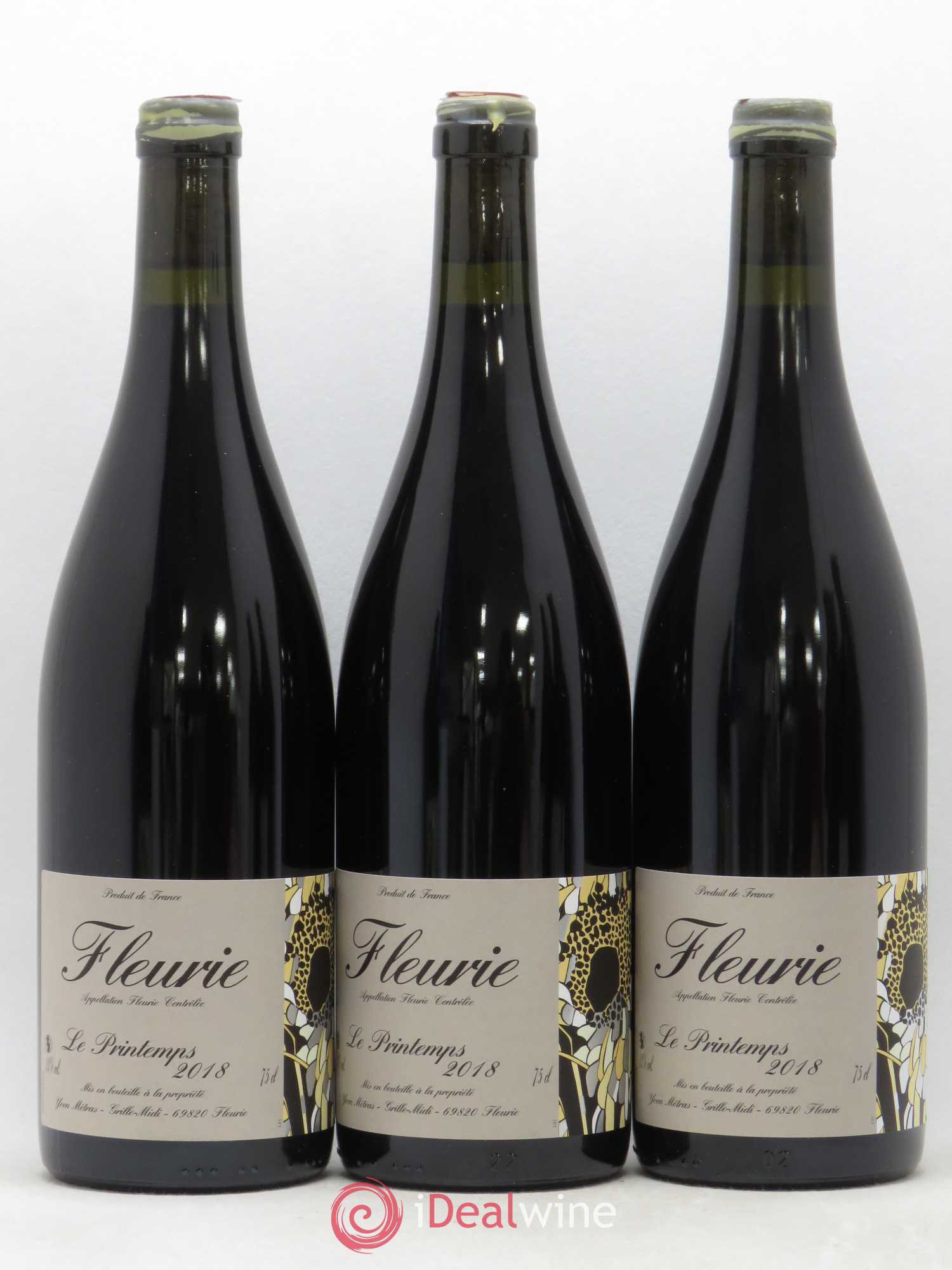 Fleurie Le Printemps Yvon Métras 2018 - Lot de 6 bouteilles - 1