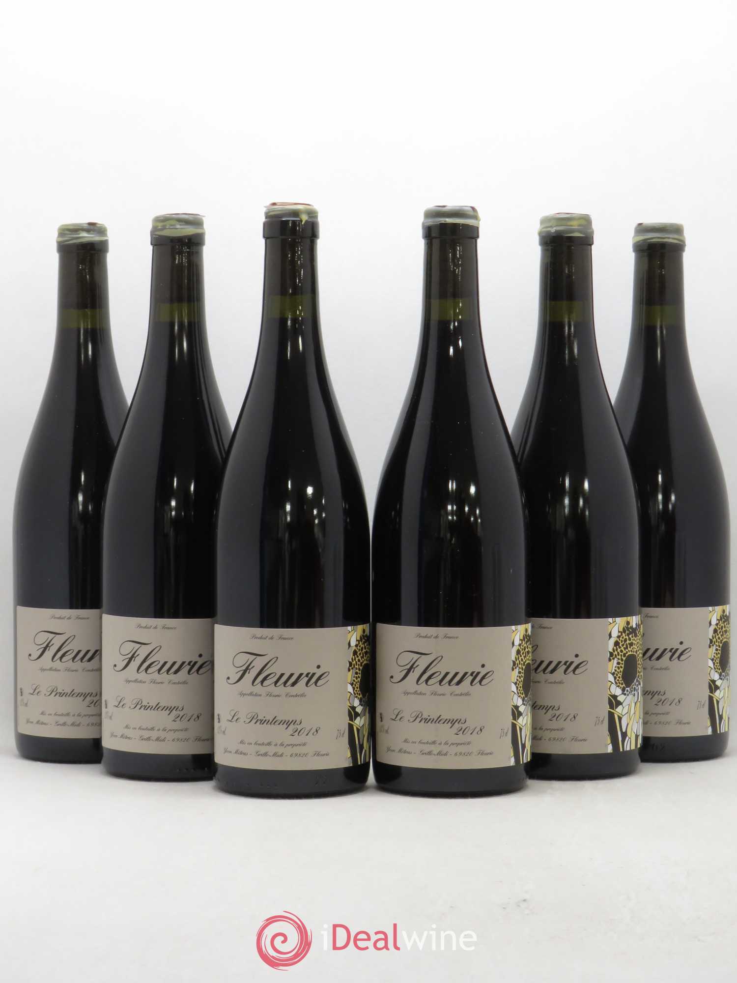 Fleurie Le Printemps Yvon Métras 2018 - Lot de 6 bouteilles - 0