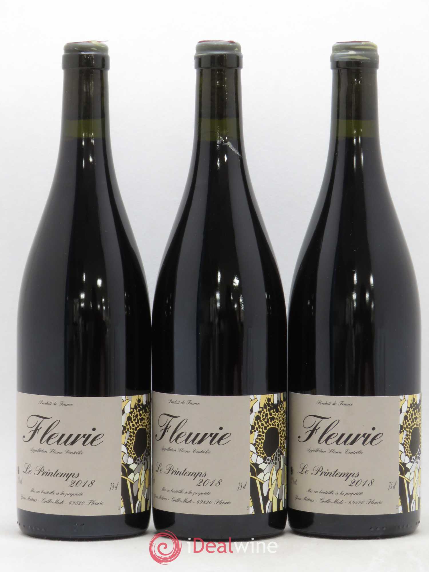Fleurie Le Printemps Yvon Métras 2018 - Lot de 3 bouteilles - 0
