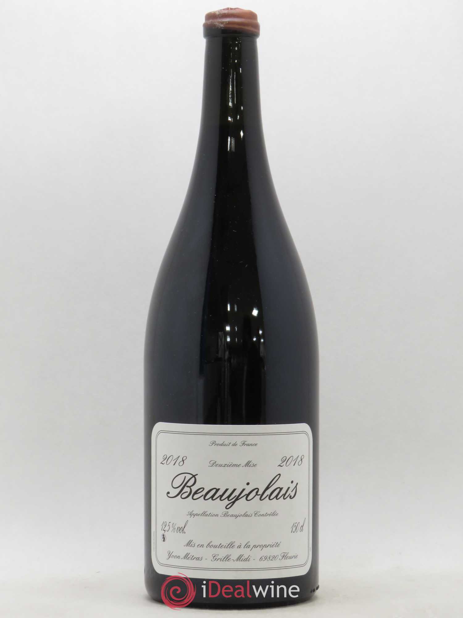 Beaujolais 1ère mise Yvon Métras 2018 - Lot de 1 magnum - 0