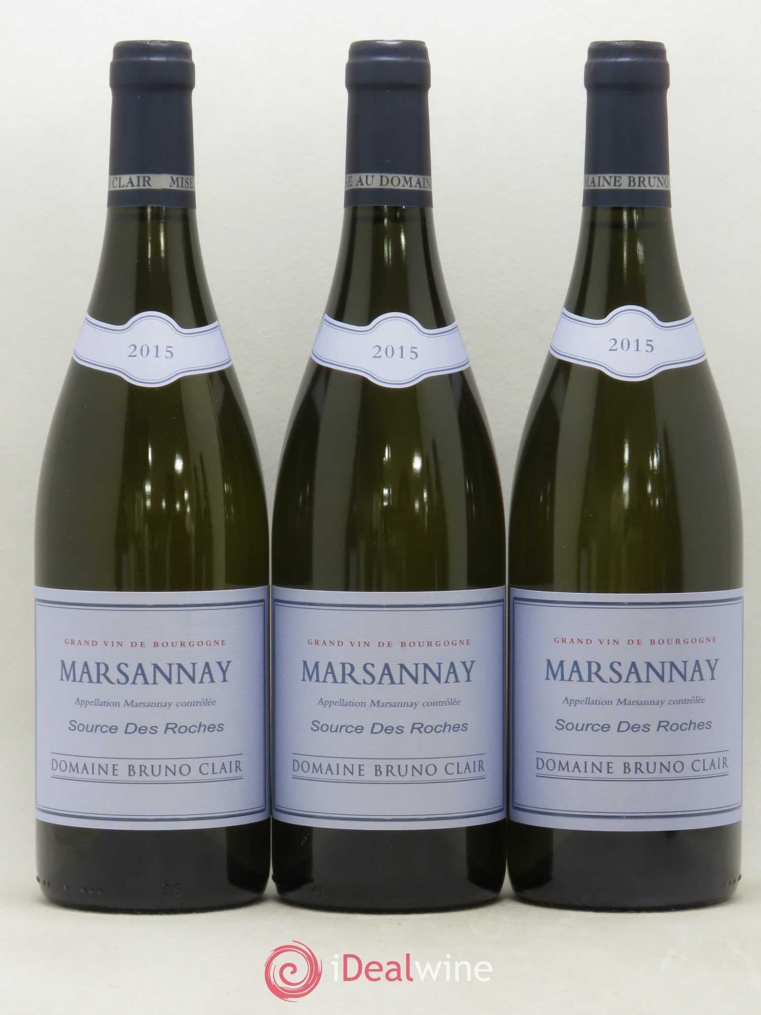 Marsannay Bruno Clair (Domaine) Sources des Roches 2015 - Lot de 6 bouteilles - 2