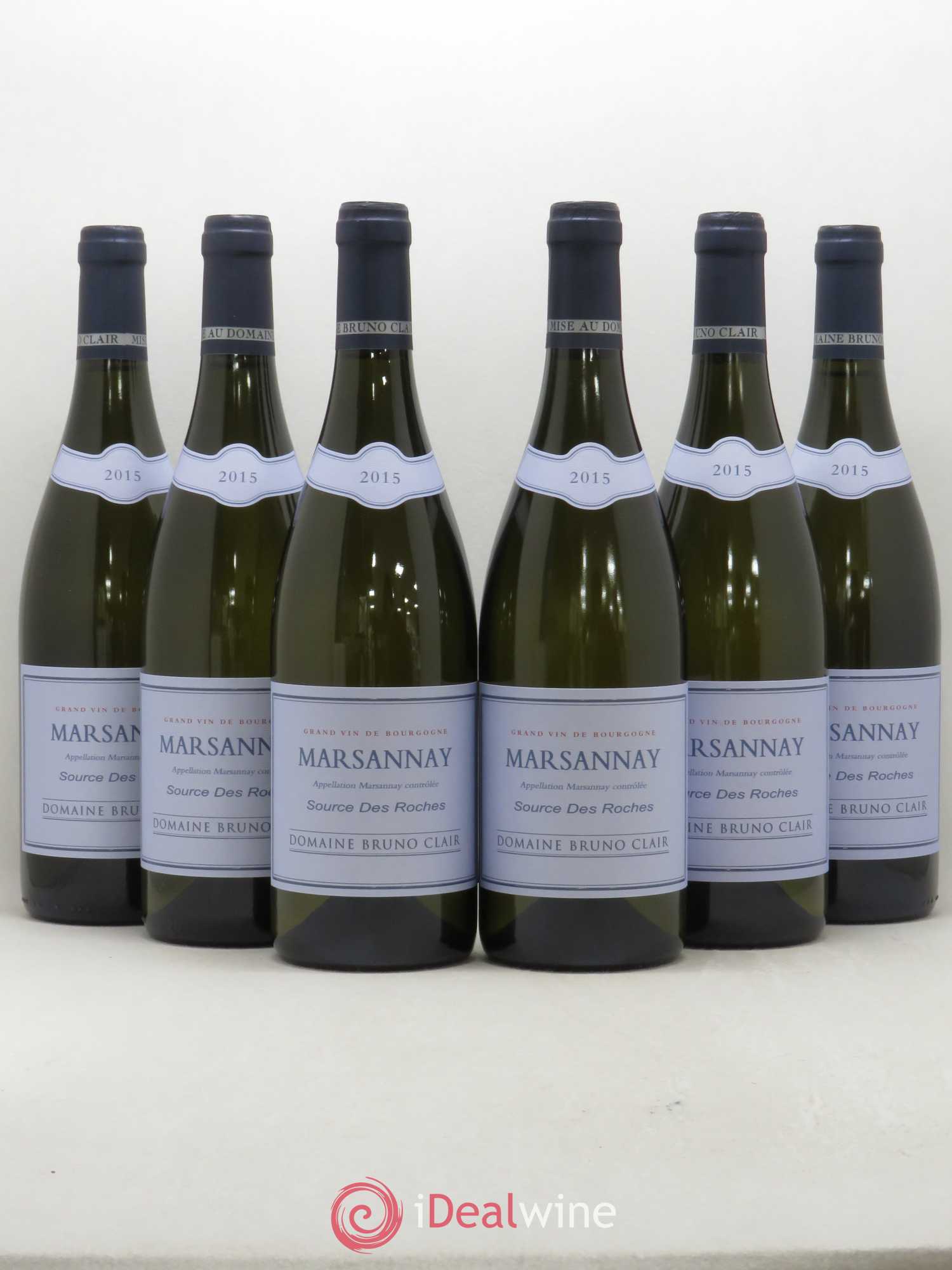 Marsannay Bruno Clair (Domaine) Sources des Roches 2015 - Lot de 6 bouteilles - 0