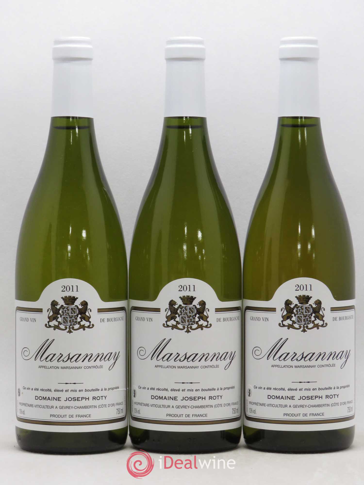 Marsannay Joseph Roty (Domaine) 2011 - Lot de 3 bouteilles - 0
