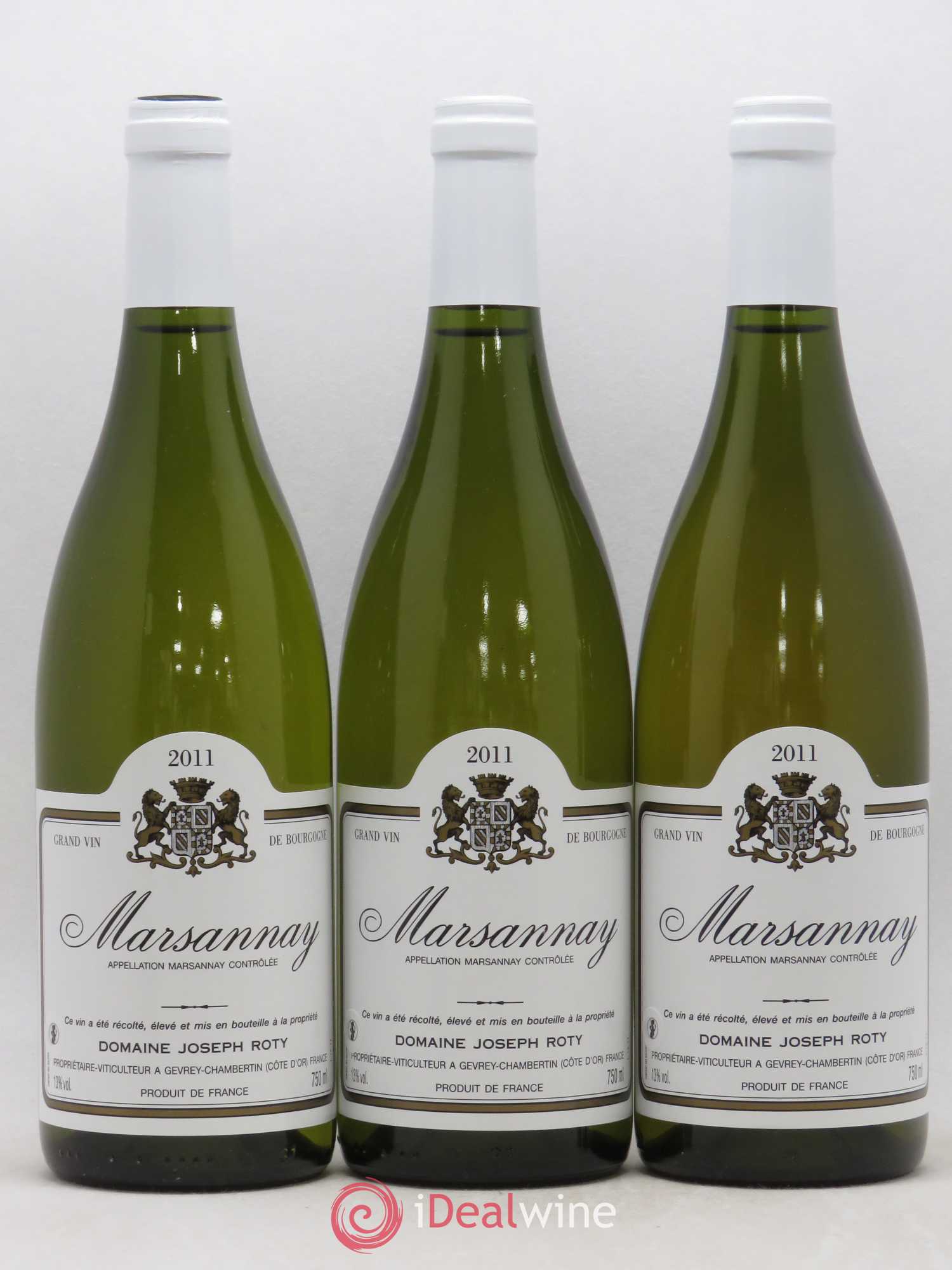 Marsannay Joseph Roty (Domaine) 2011 - Lot de 3 bouteilles - 0
