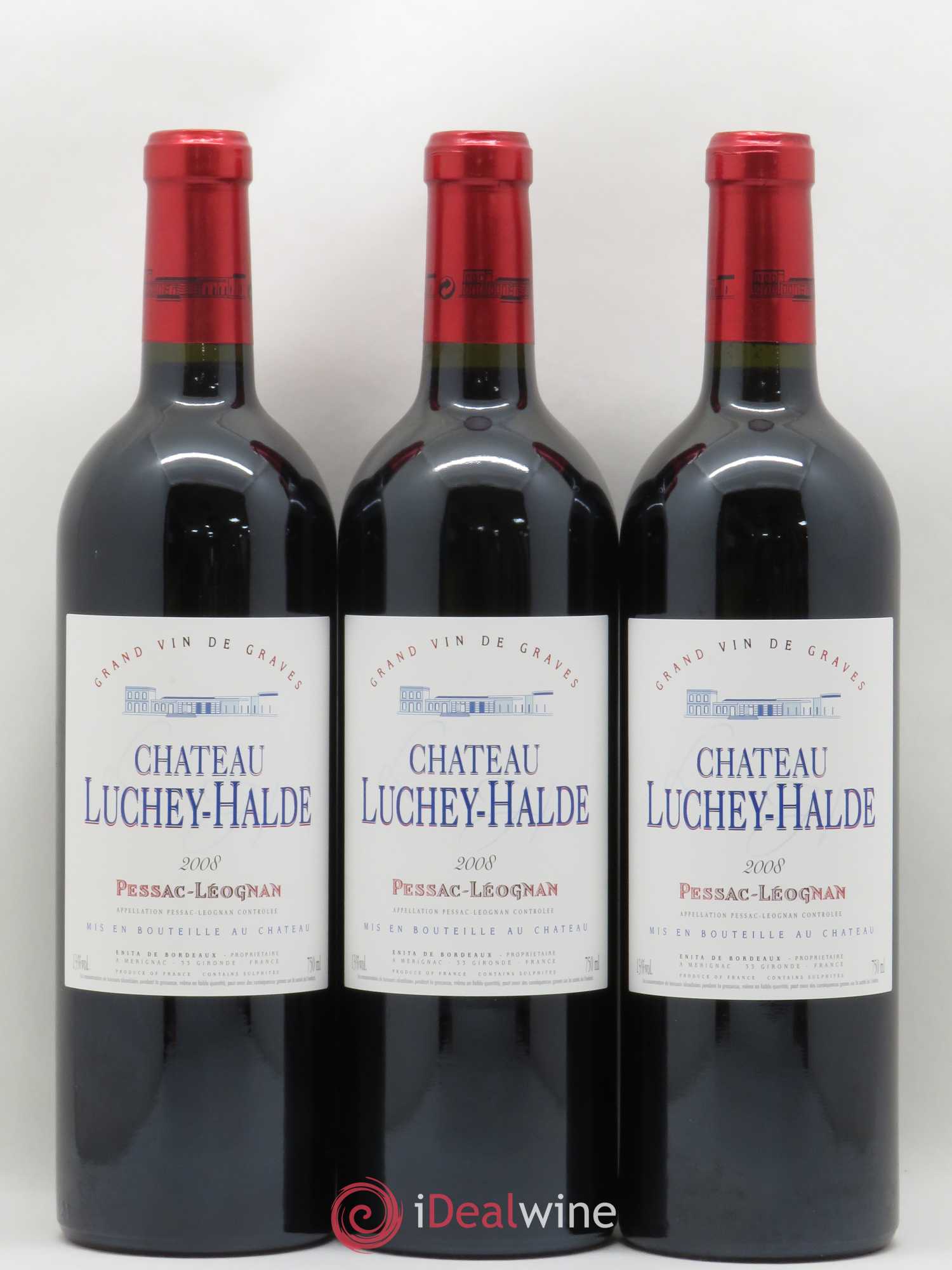 Pessac-Léognan Château Luchey Halde 2008 - Posten von 6 Flaschen - 1