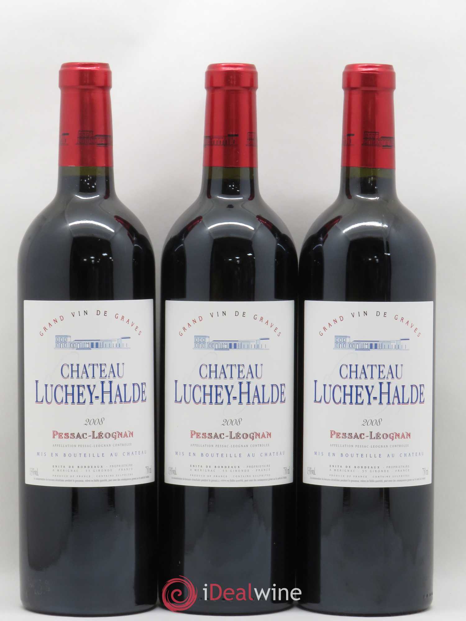 Pessac-Léognan Château Luchey Halde 2008 - Posten von 6 Flaschen - 2