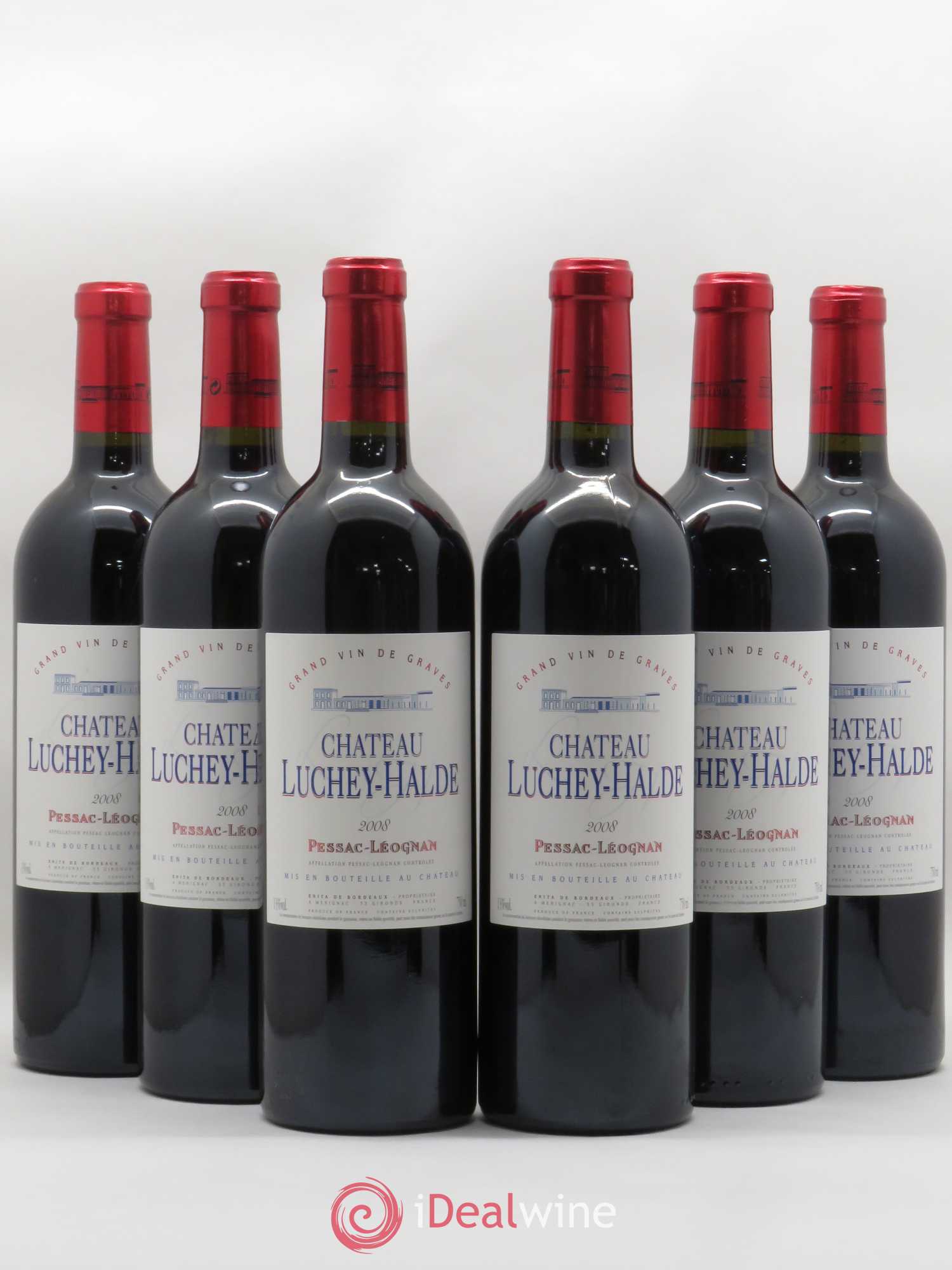 Pessac-Léognan Château Luchey Halde 2008 - Posten von 6 Flaschen - 0
