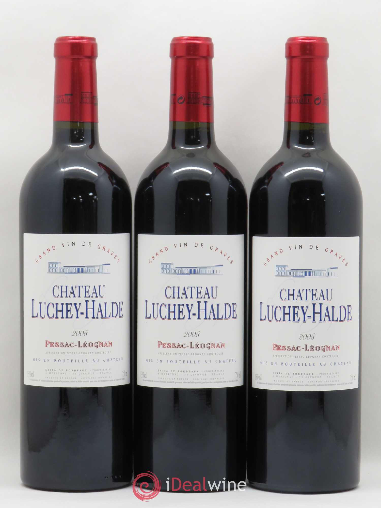 Pessac-Léognan Château Luchey Halde 2008 - Posten von 6 Flaschen - 1