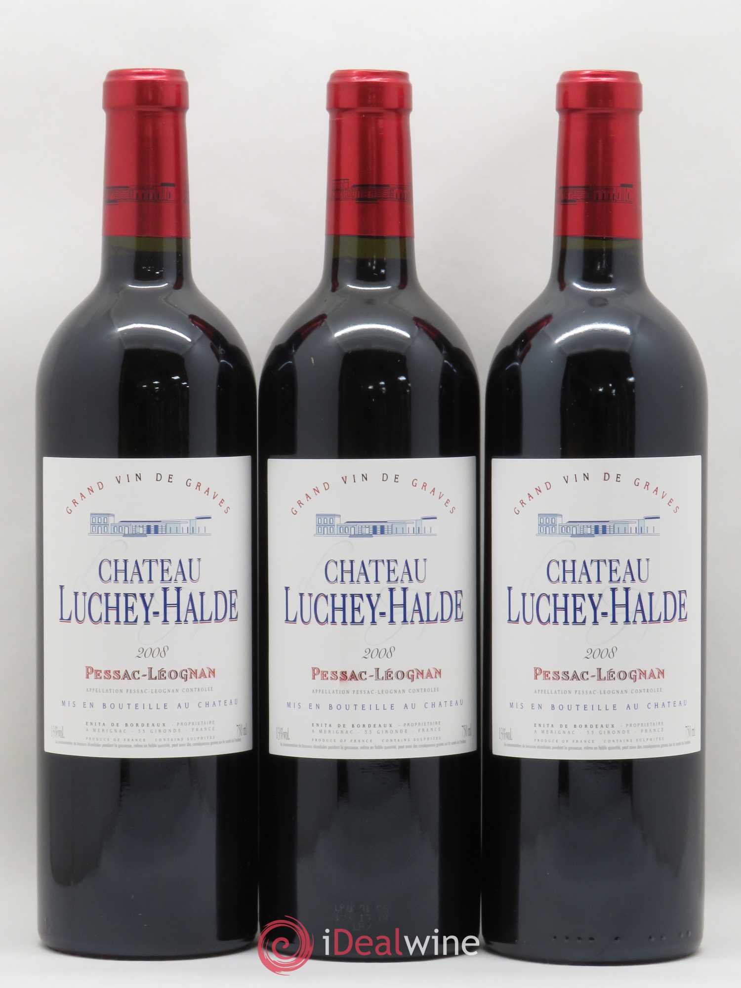 Pessac-Léognan Château Luchey Halde 2008 - Posten von 6 Flaschen - 2