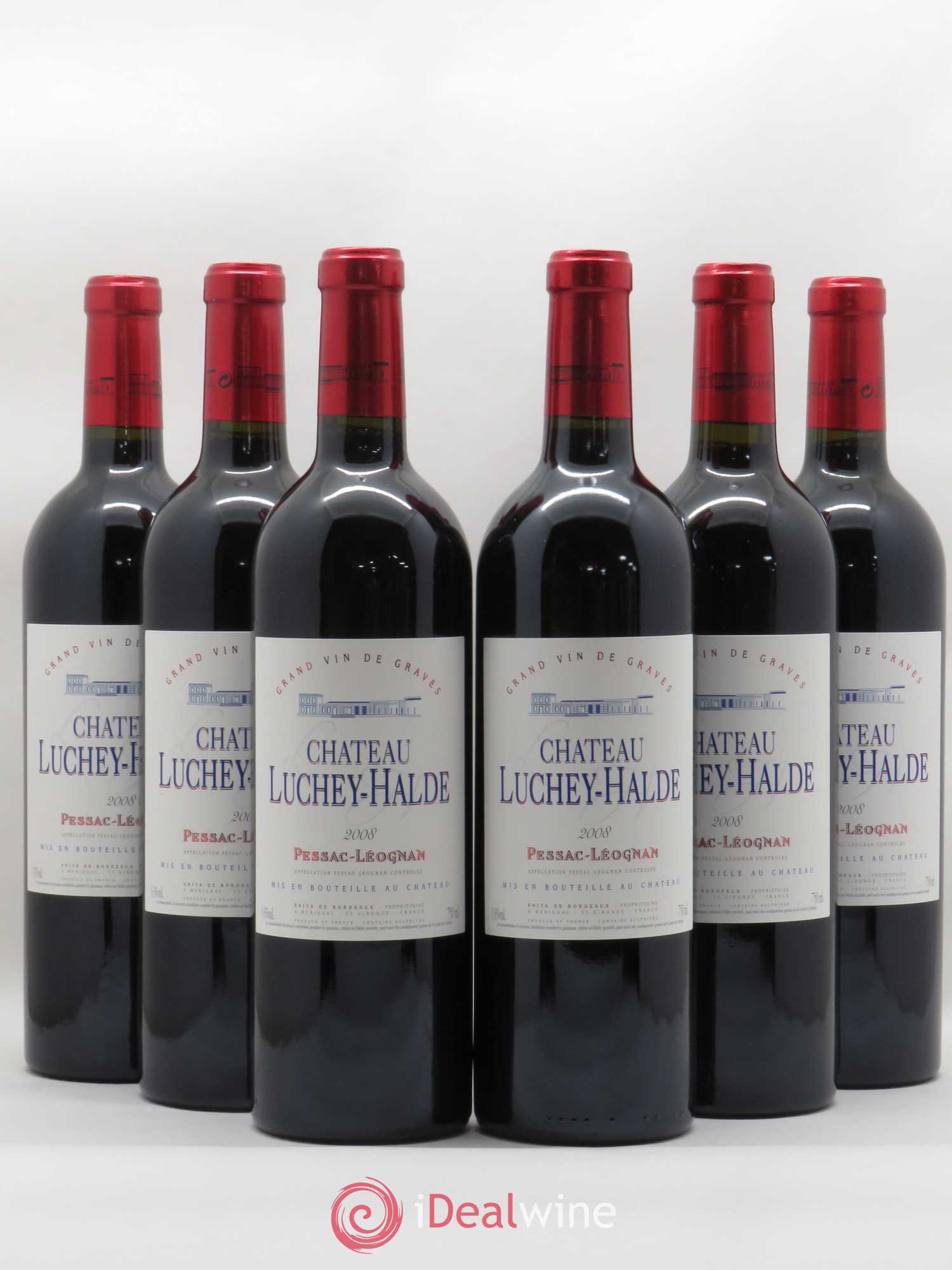 Pessac-Léognan Château Luchey Halde 2008 - Posten von 6 Flaschen - 0