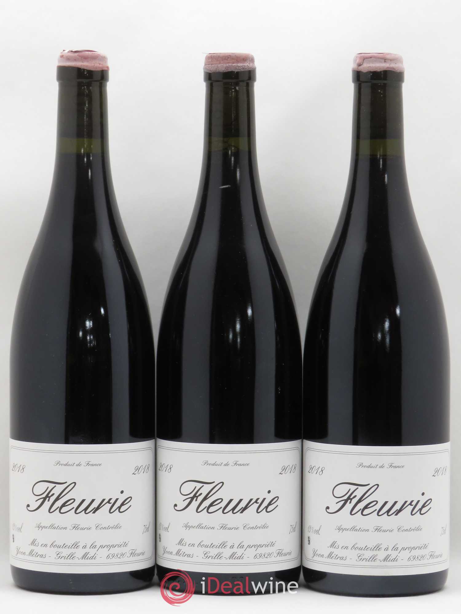 Fleurie Yvon Métras 2018 - Lot de 3 bouteilles - 0