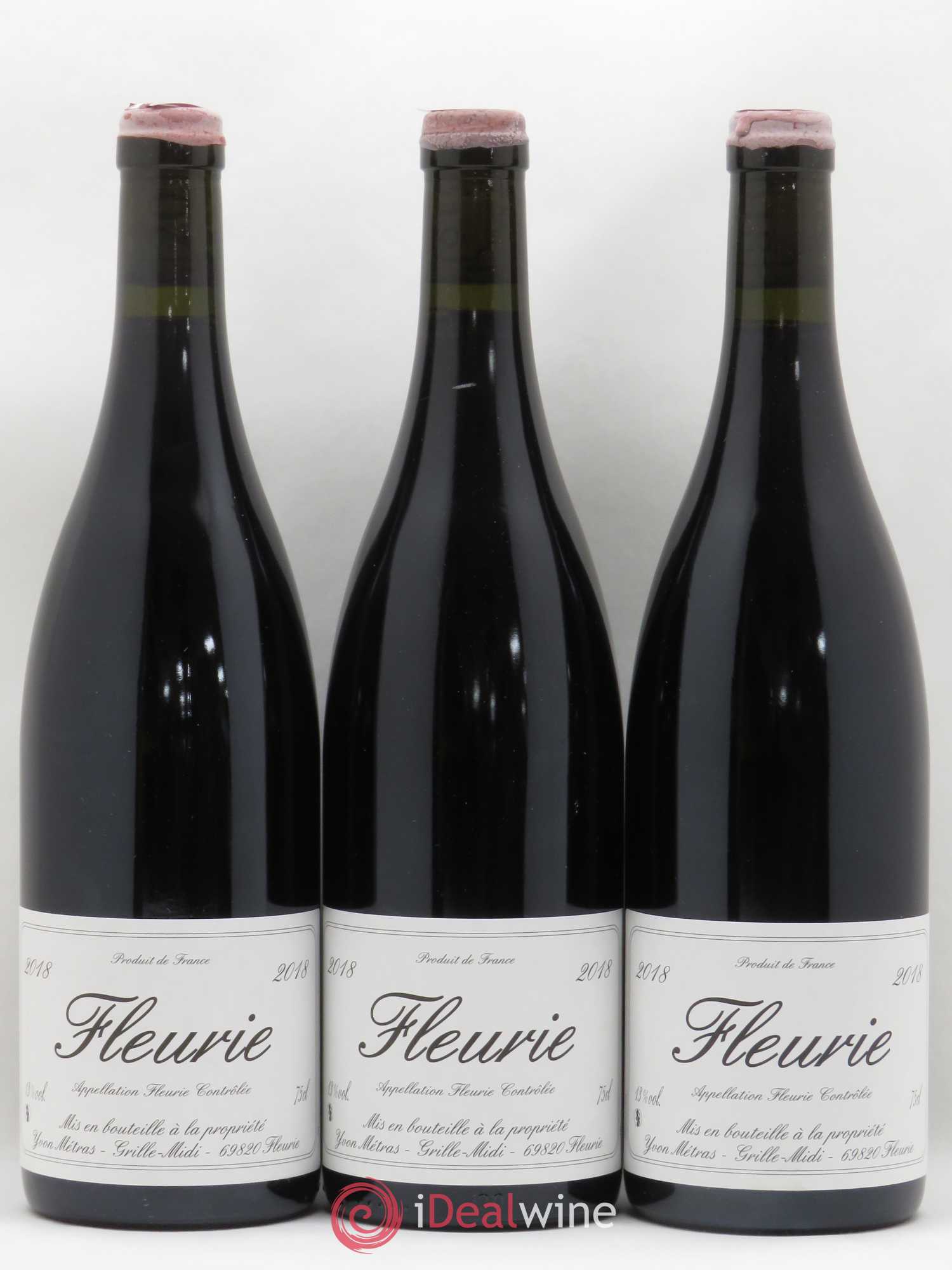 Fleurie Yvon Métras 2018 - Lot de 3 bouteilles - 0