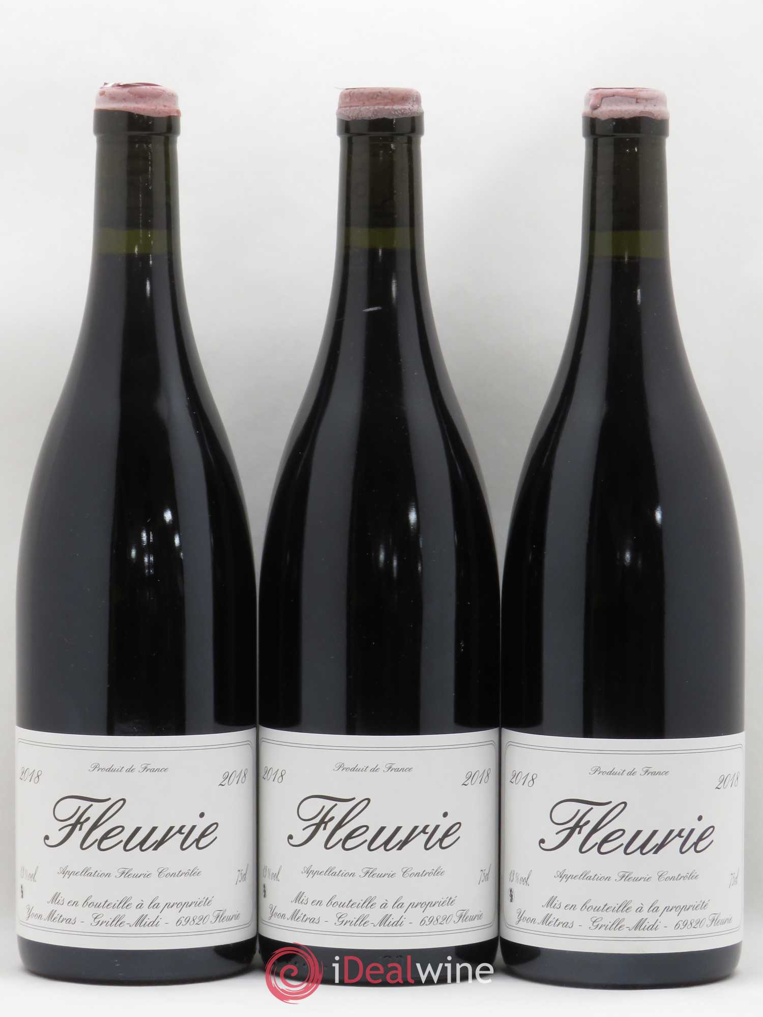 Fleurie Yvon Métras 2018 - Lot de 3 bouteilles - 0