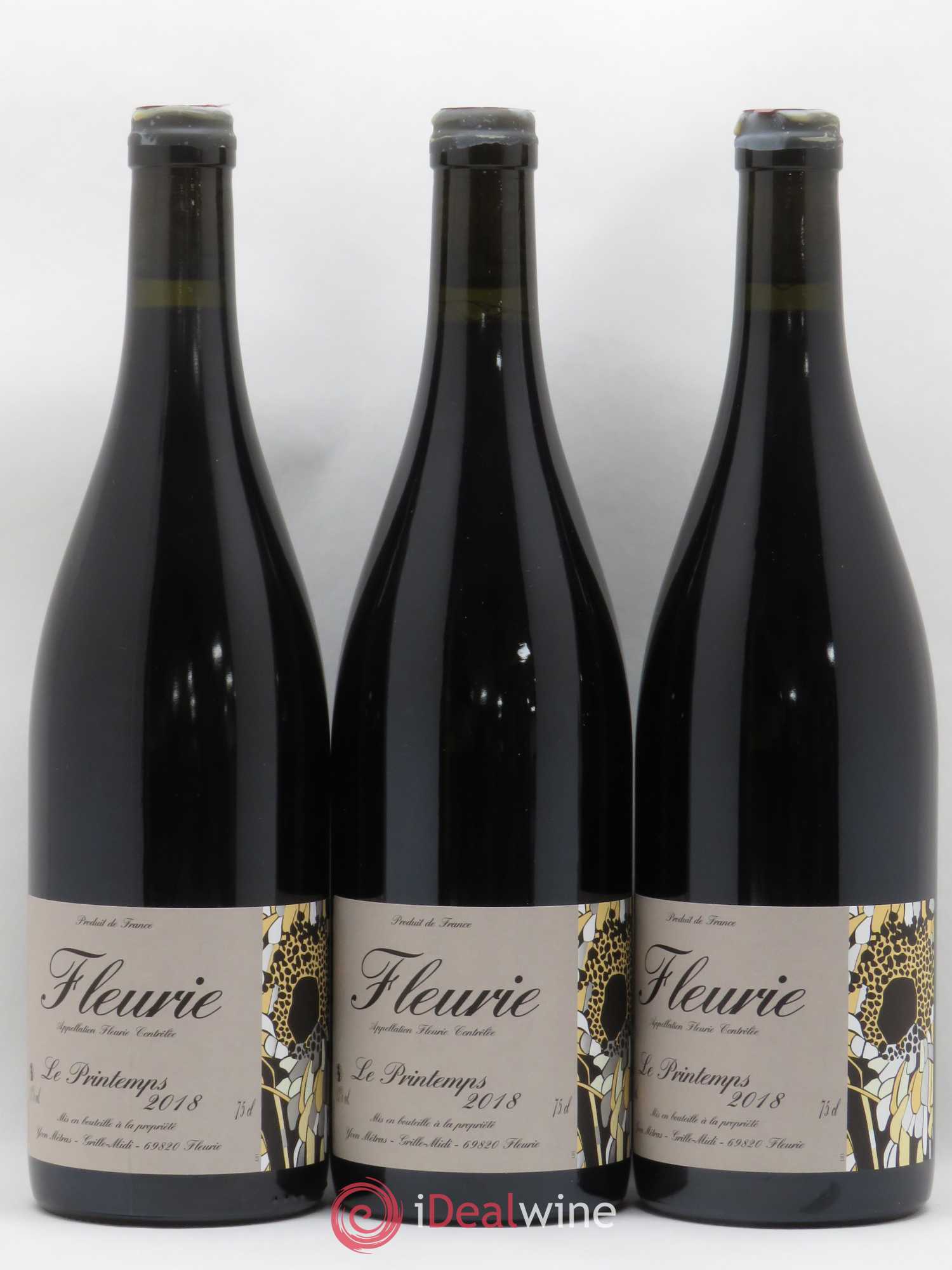 Fleurie Le Printemps Yvon Métras 2018 - Lot de 3 bouteilles - 0