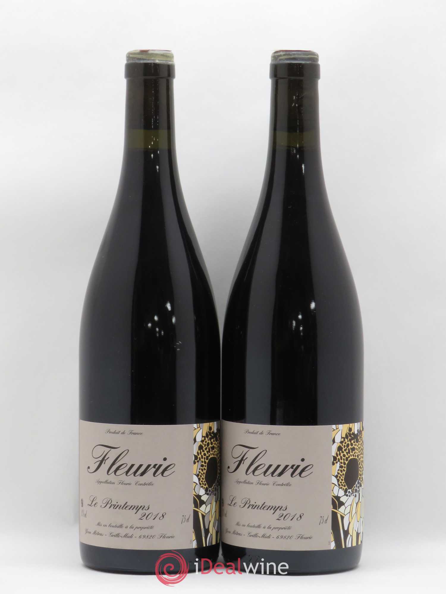 Fleurie Le Printemps Yvon Métras 2018 - Lot de 2 bouteilles - 0