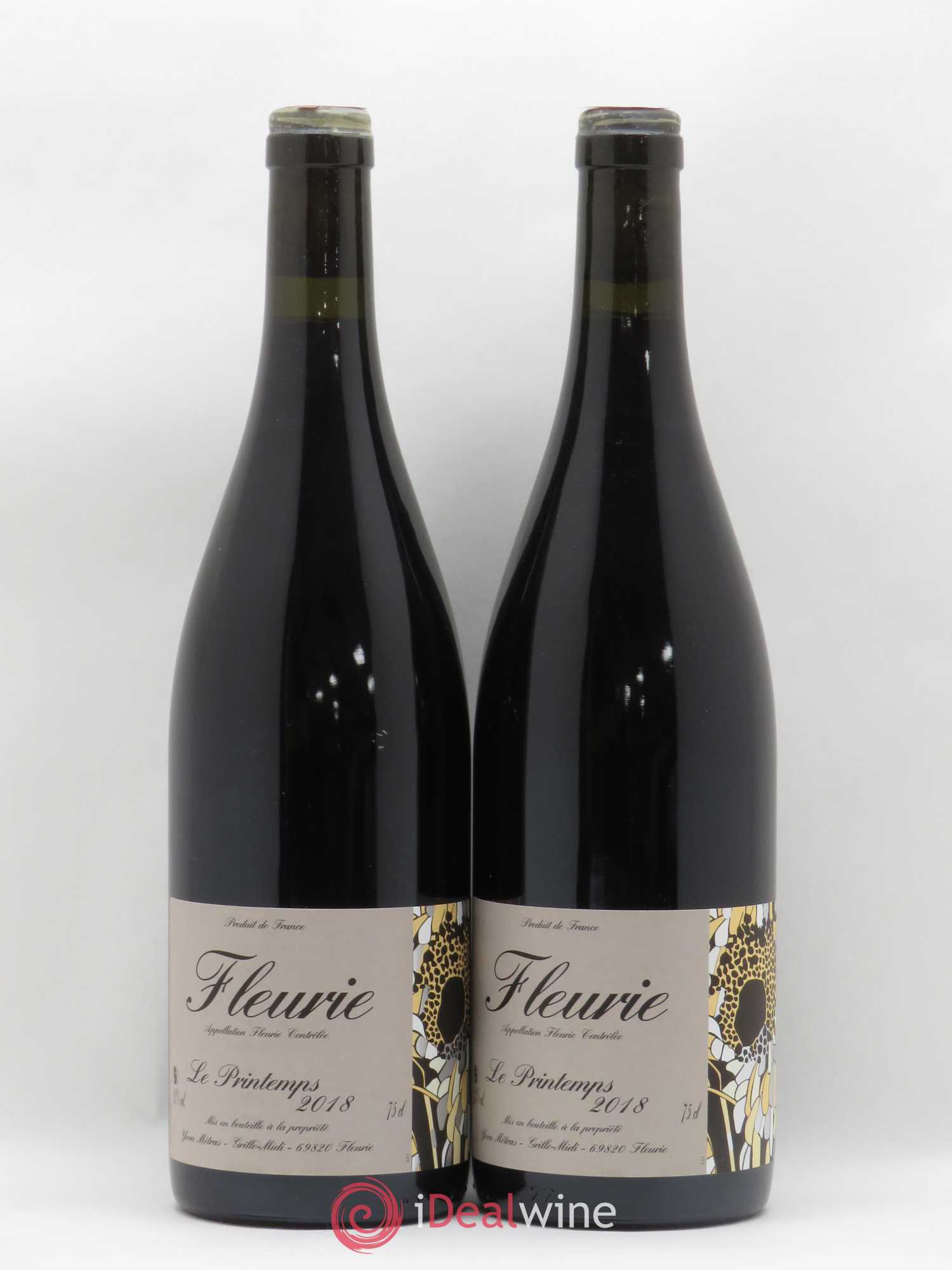 Fleurie Le Printemps Yvon Métras 2018 - Lot de 2 bouteilles - 0