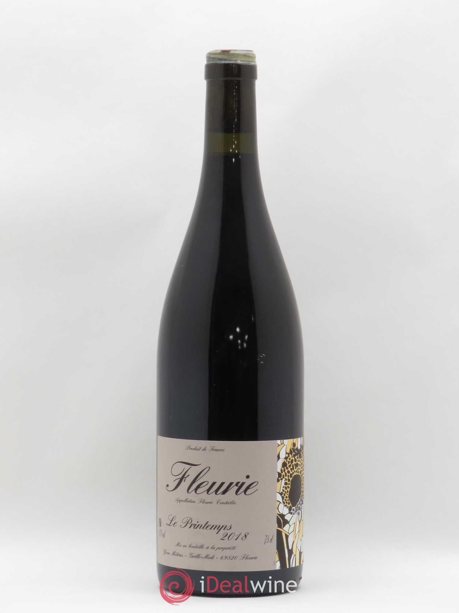 Fleurie Le Printemps Yvon Métras 2018 - Lot de 1 bouteille - 0