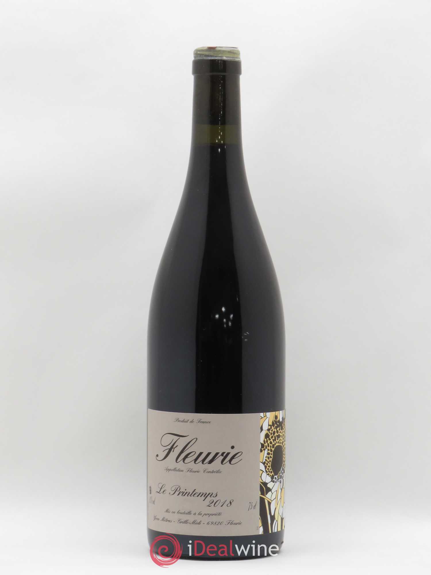 Fleurie Le Printemps Yvon Métras 2018 - Lot de 1 bouteille - 0