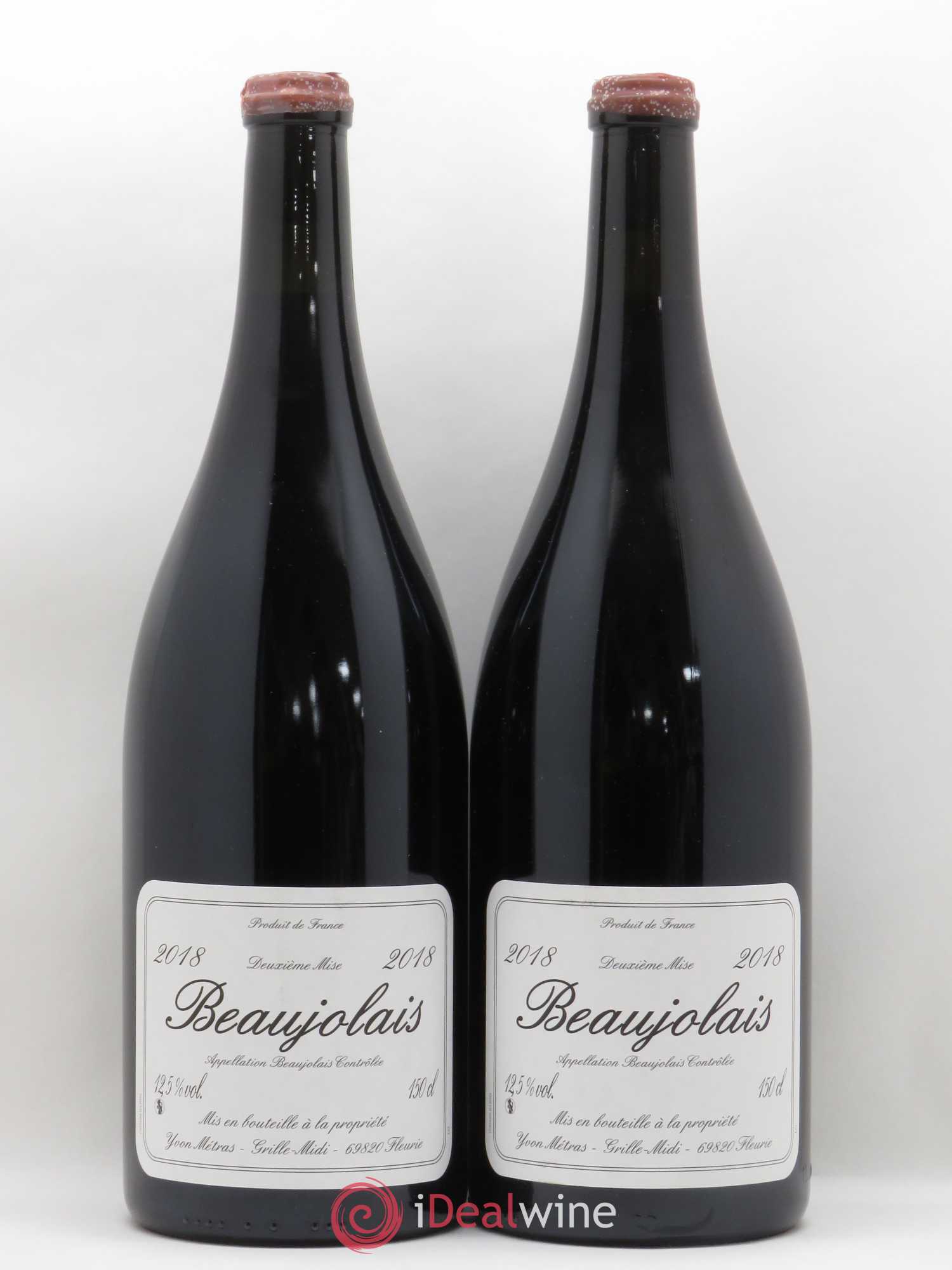 Beaujolais 2ème mise Yvon Metras 2018 - Posten von 2 Magnum - 0