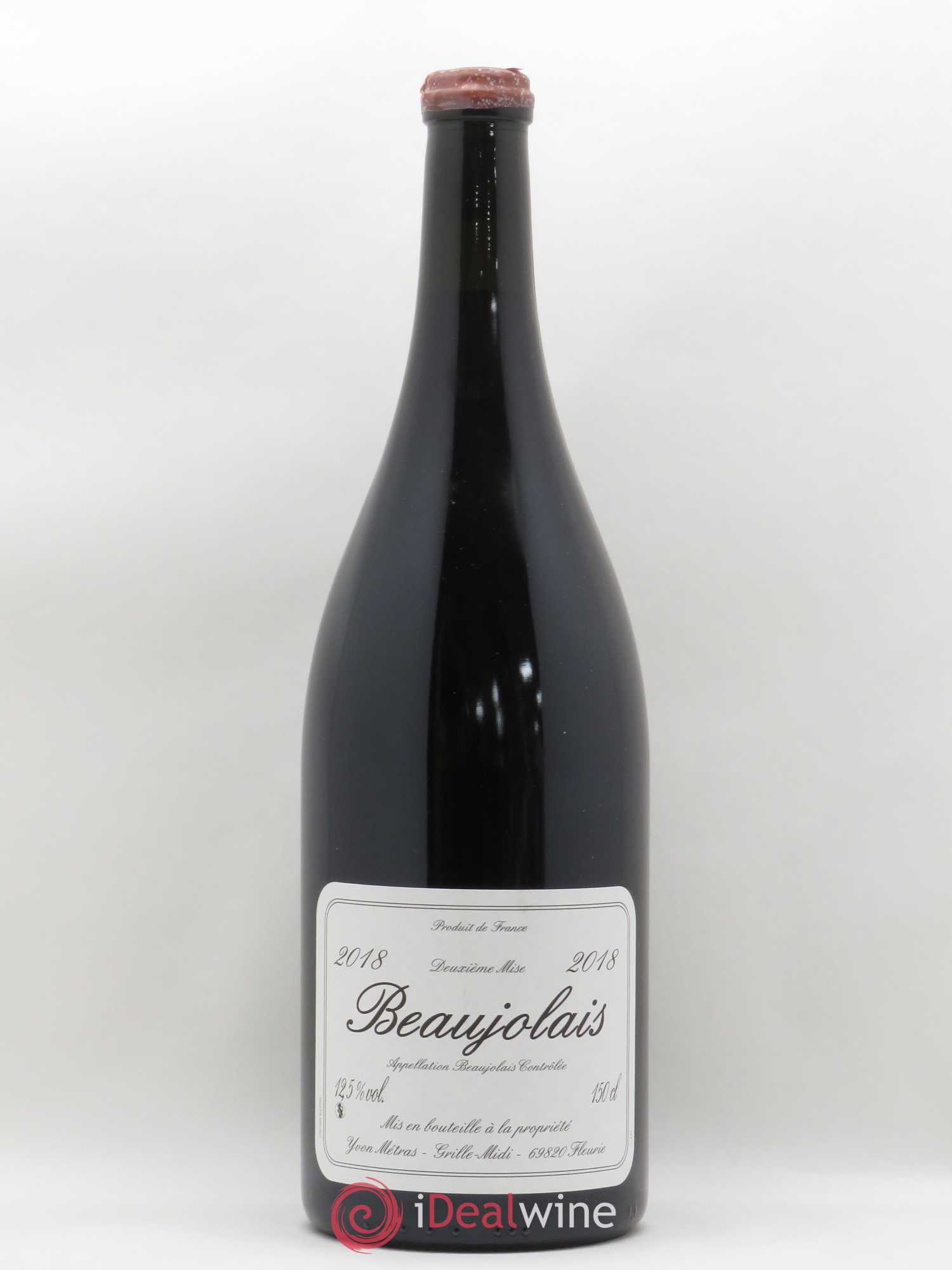 Beaujolais 2ème mise Yvon Metras 2018 - Posten von 1 Magnum - 0