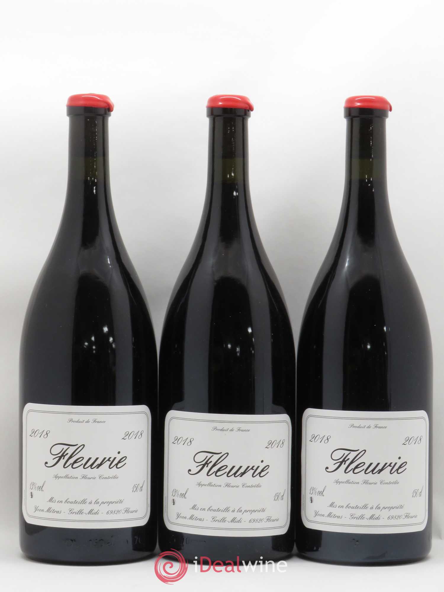 Fleurie Yvon Métras 2018 - Lot de 3 magnums - 0