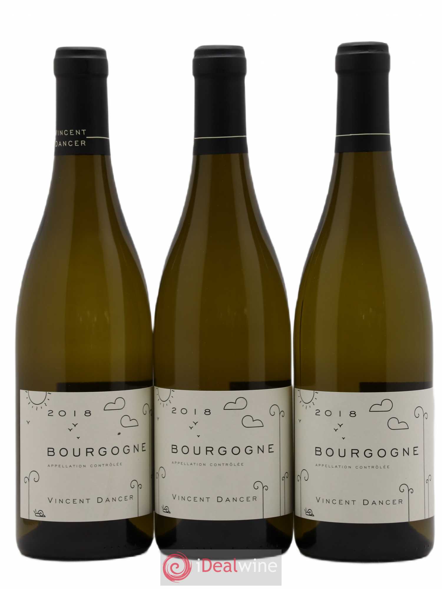 Bourgogne Vincent Dancer 2018 - Lot de 3 bouteilles - 0