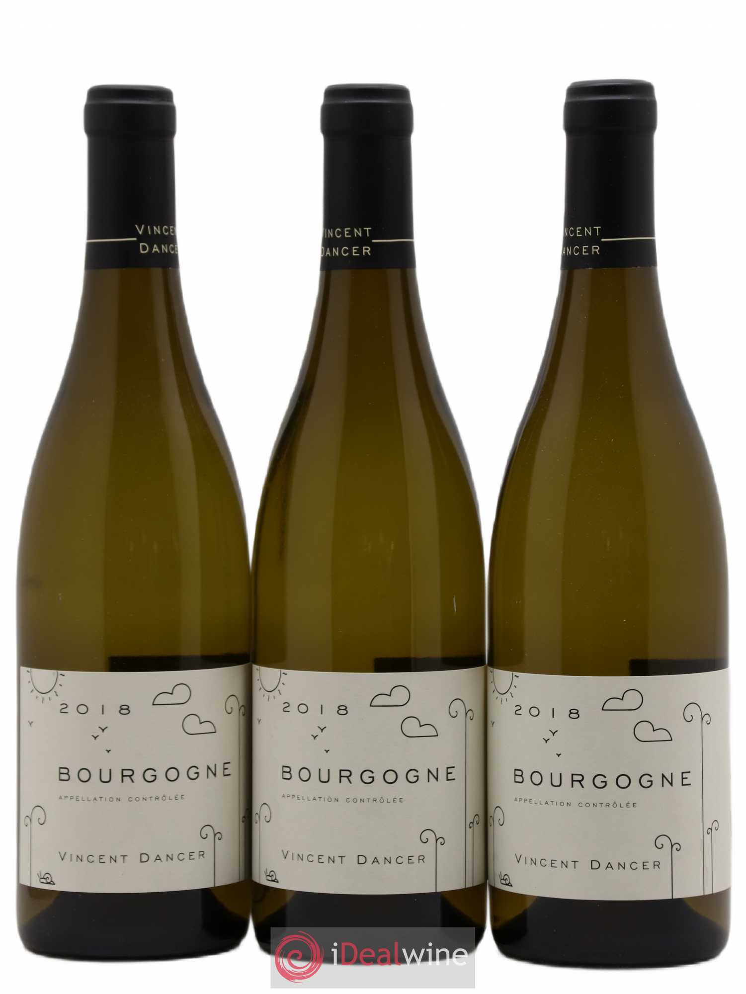 Bourgogne Vincent Dancer 2018 - Lot de 3 bouteilles - 0