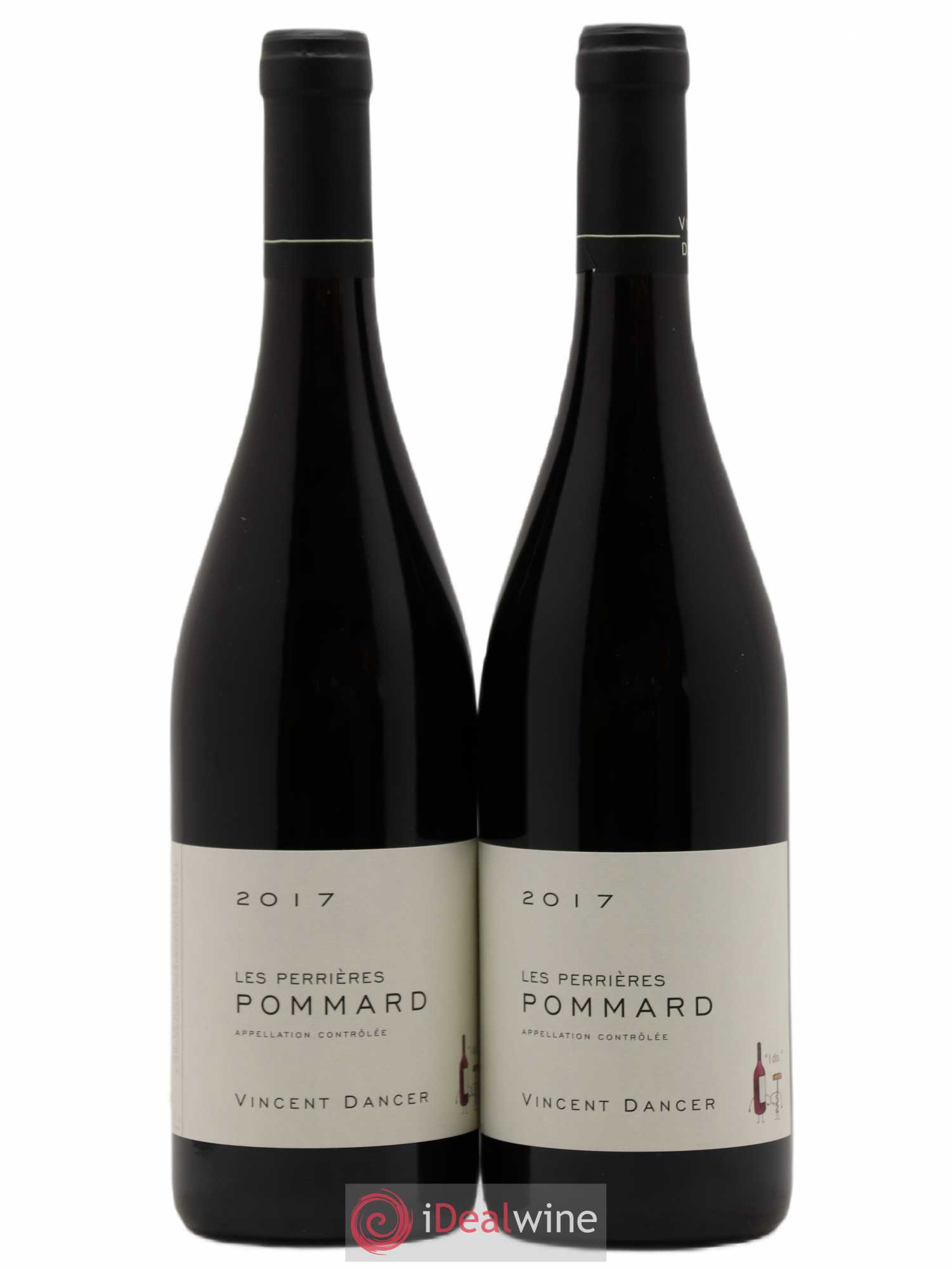 Pommard Les Perrières Vincent Dancer 2017 - Lot de 2 bouteilles - 0