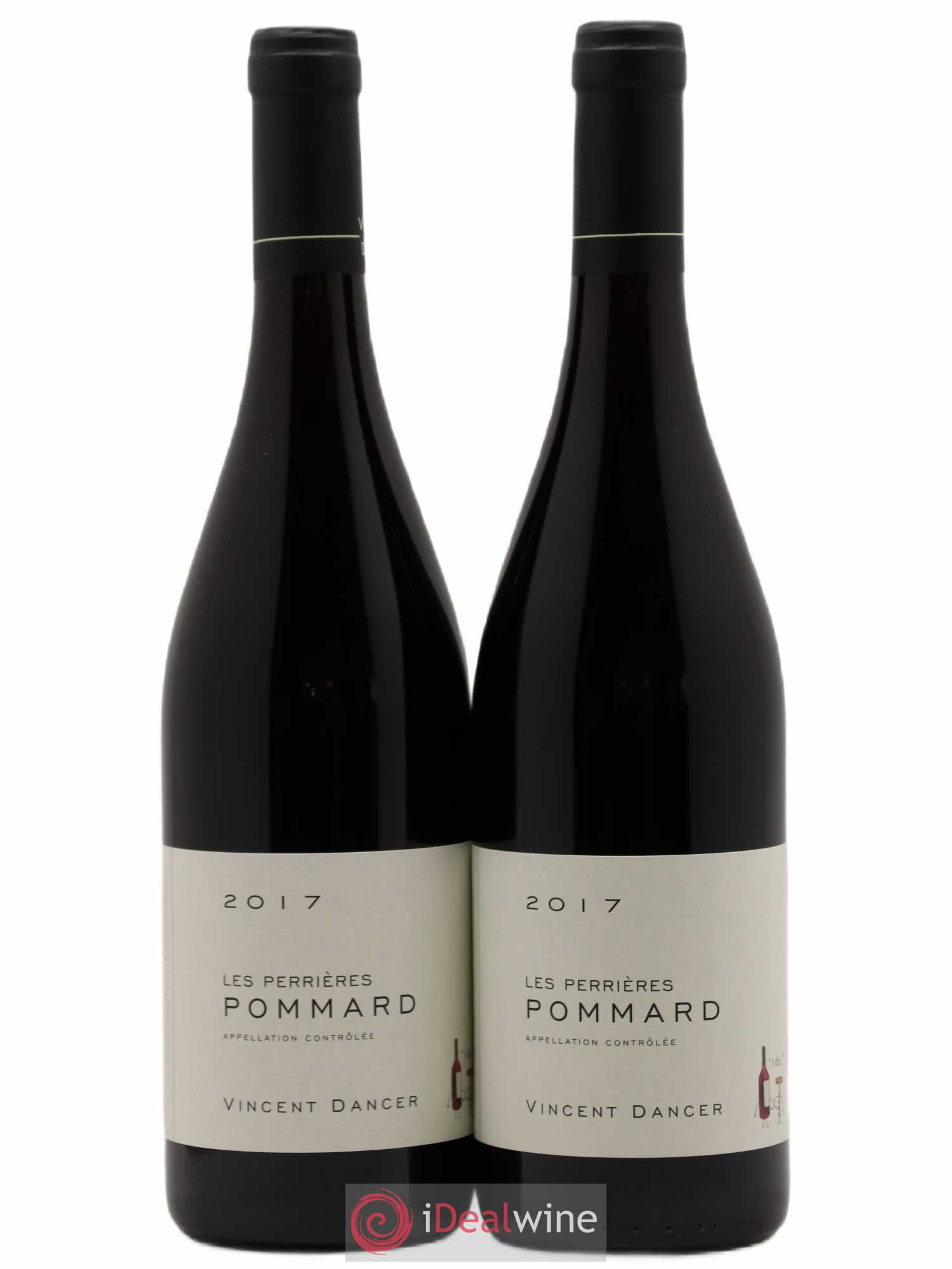 Pommard Les Perrières Vincent Dancer 2017 - Lot de 2 bouteilles - 0