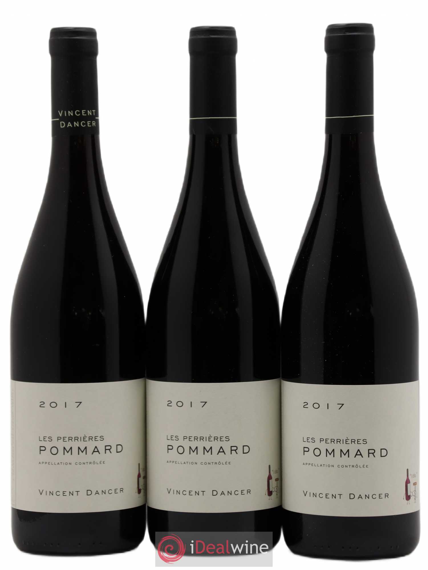 Pommard Les Perrières Vincent Dancer 2017 - Lot de 3 bouteilles - 0