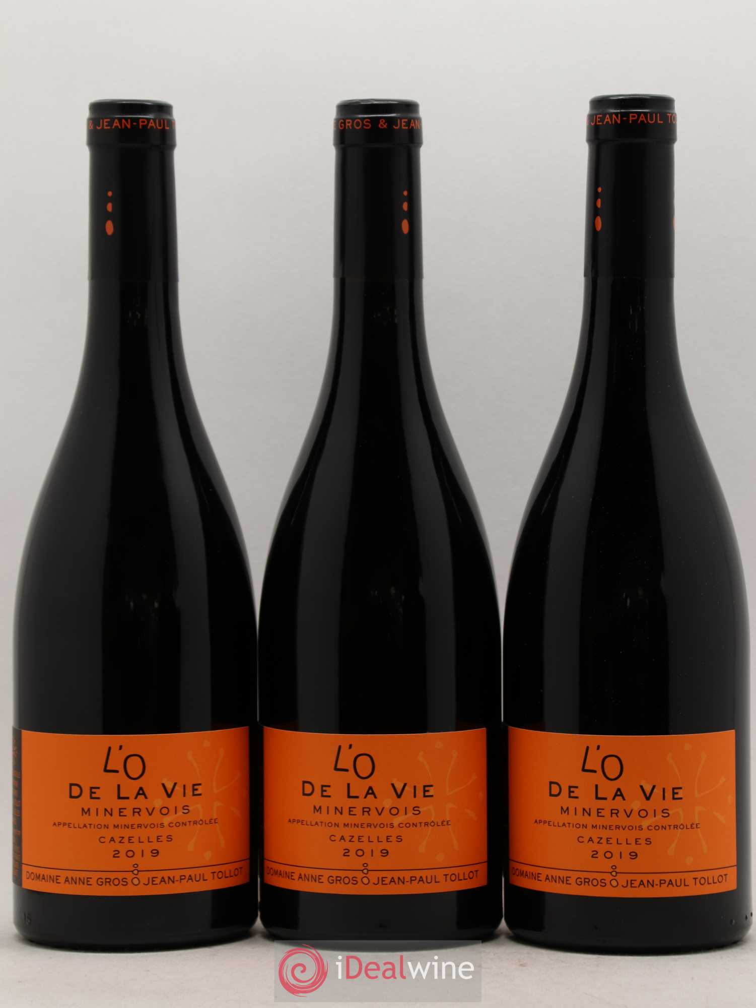 Minervois L'O de la Vie Anne Gros & Jean-Paul Tollot Cazelles 2019 - Lot de 6 bouteilles - 2