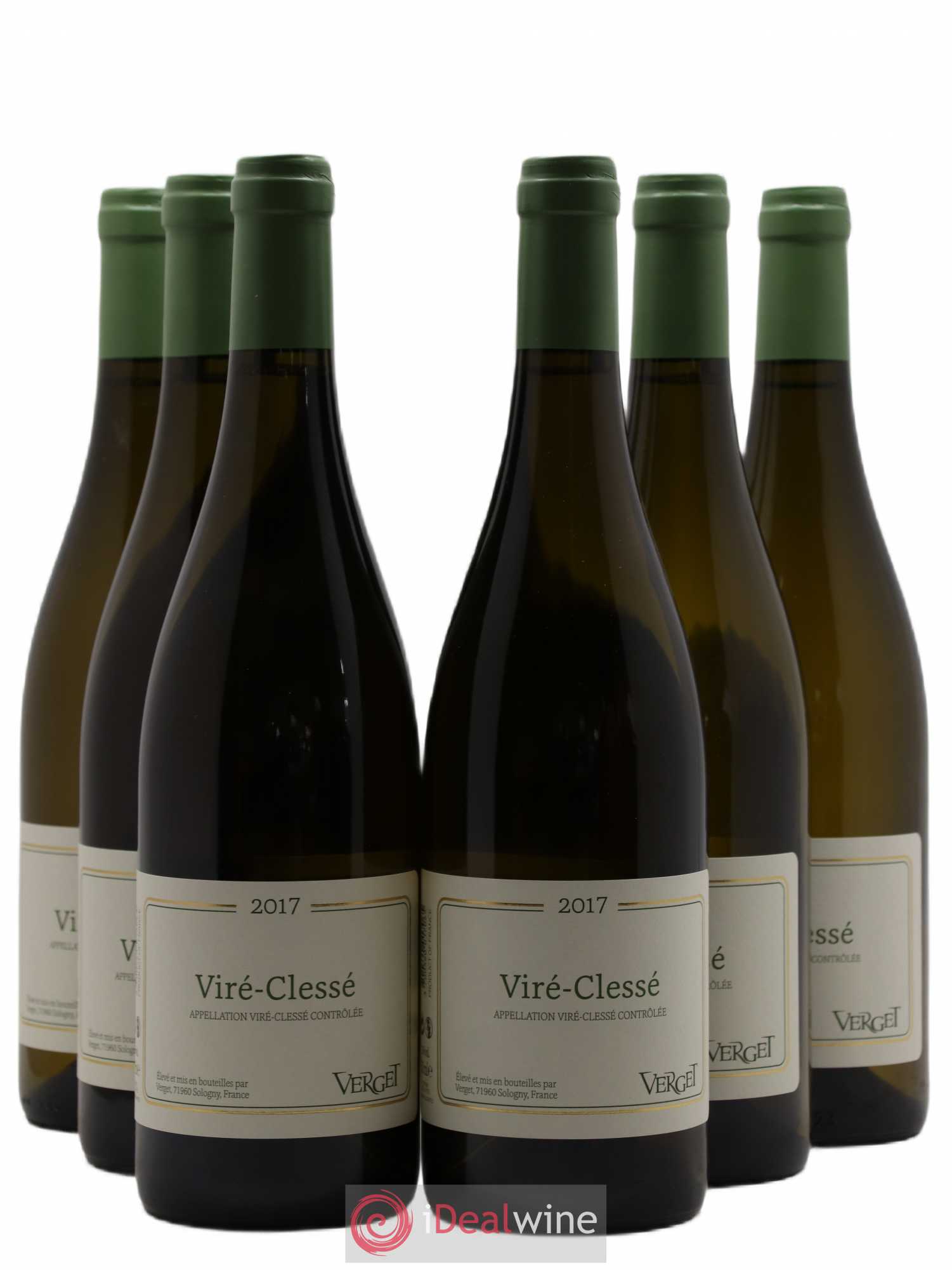 Viré-Clessé Verget 2017 - Posten von 6 Flaschen - 0