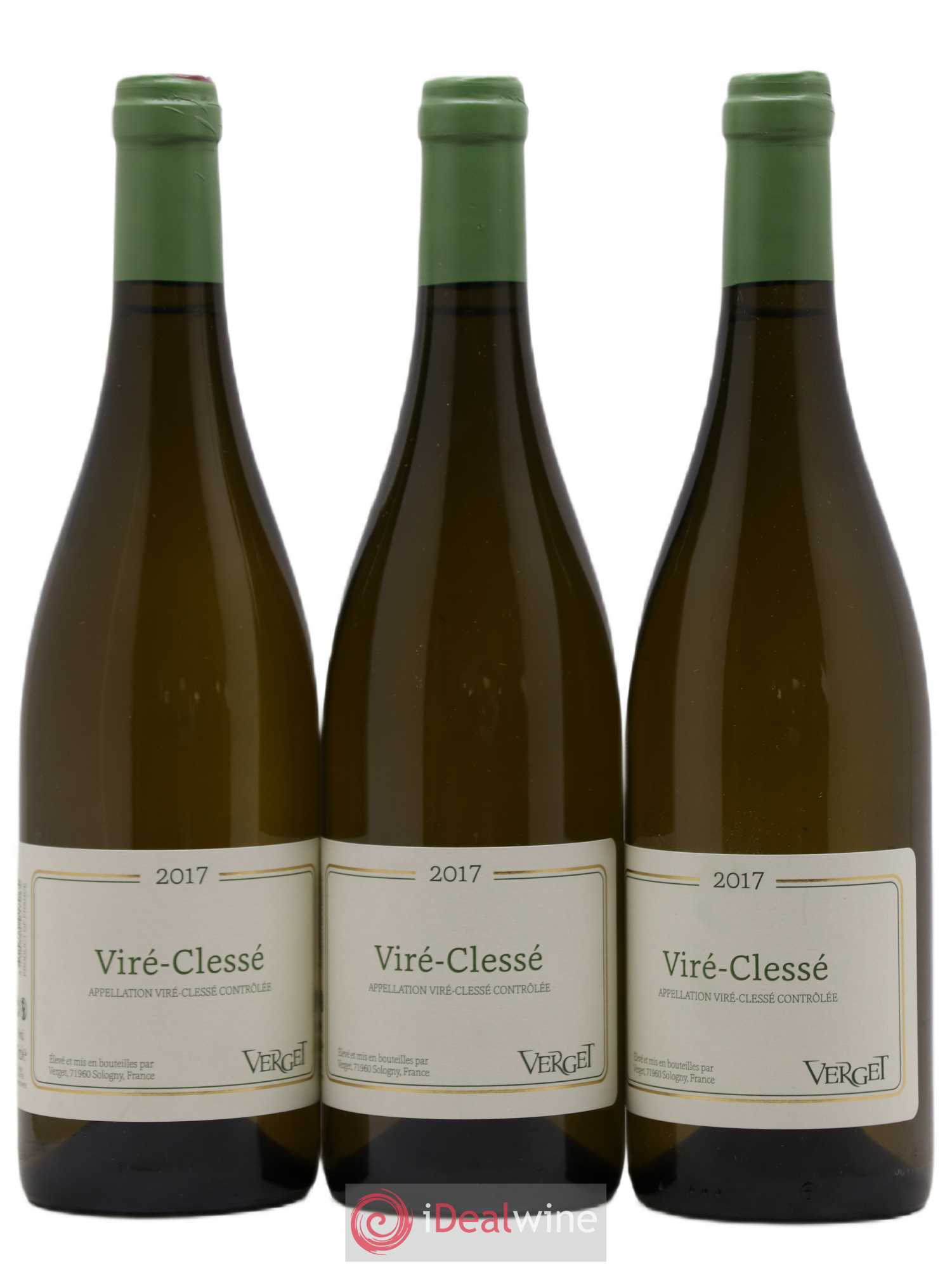Viré-Clessé Verget 2017 - Lot de 3 bouteilles - 0