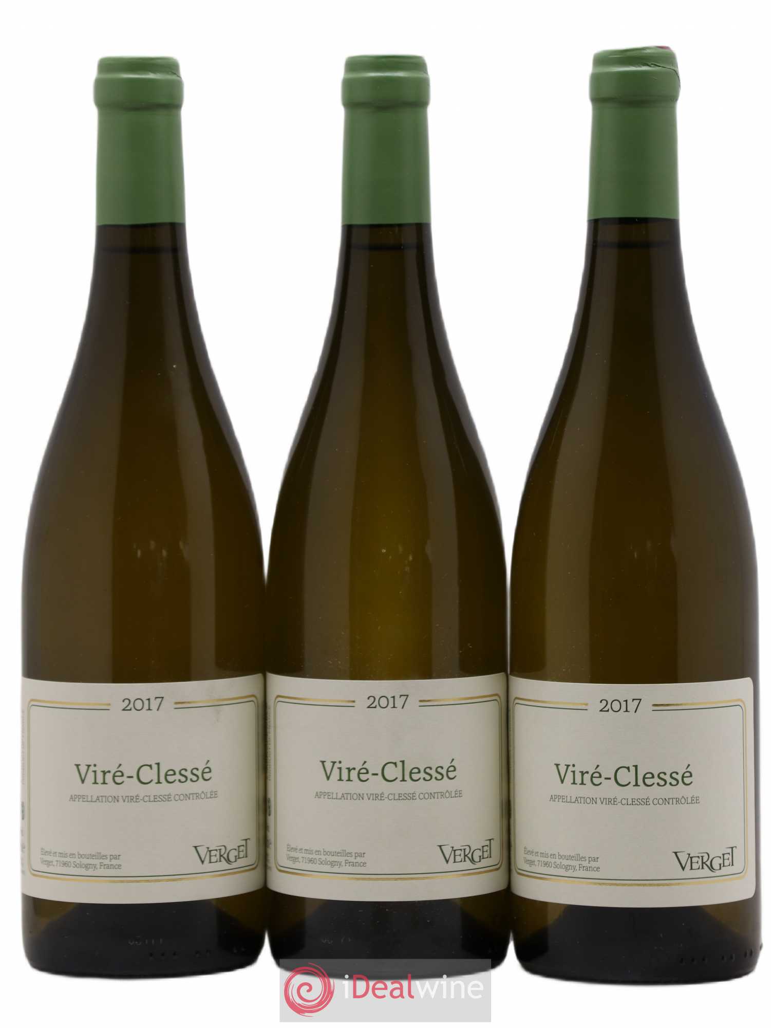 Viré-Clessé Verget 2017 - Lot de 3 bouteilles - 0