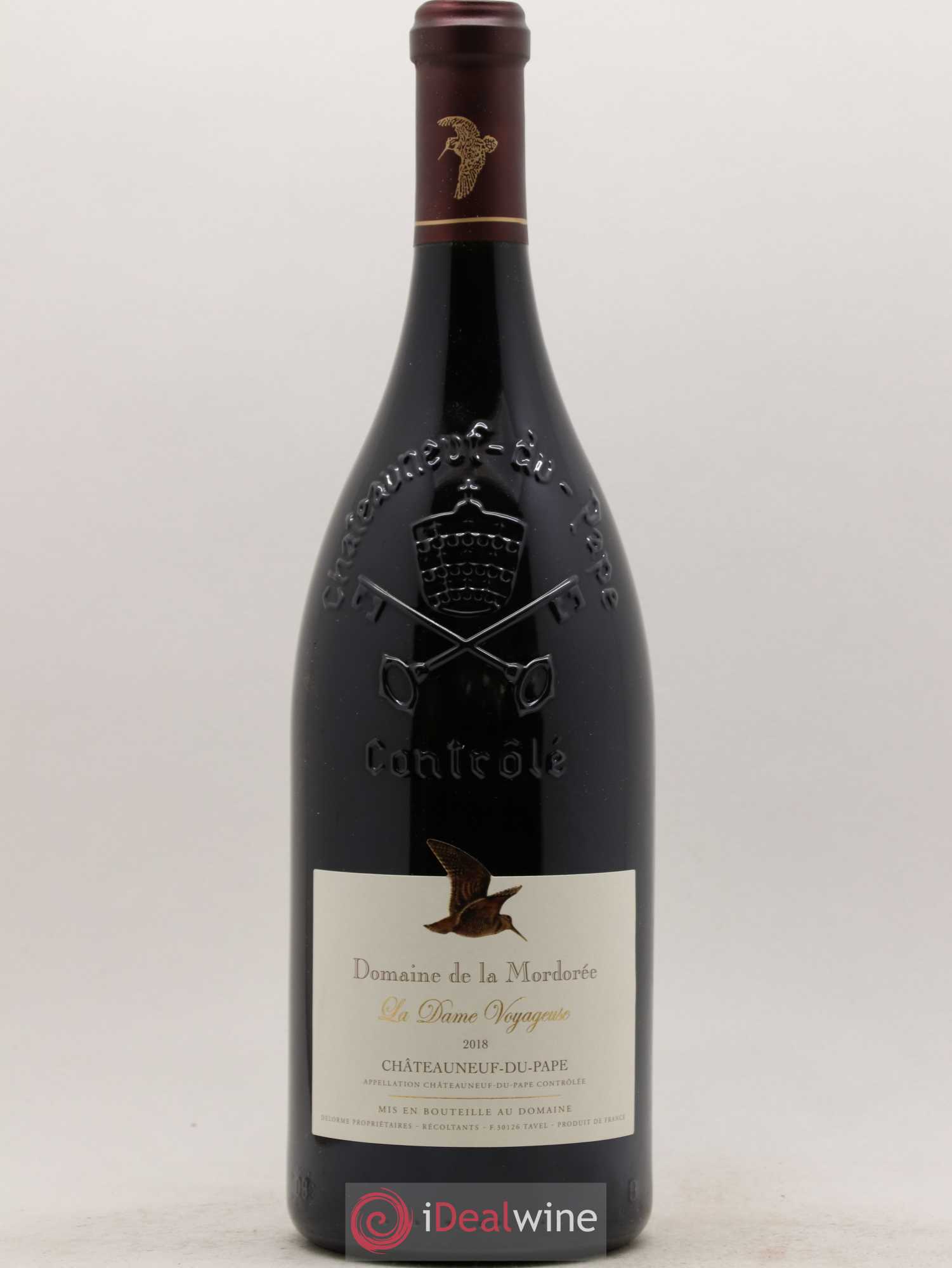 Châteauneuf-du-Pape La Dame Voyageuse La Mordorée (Domaine de) 2018 - Lot de 1 magnum - 1