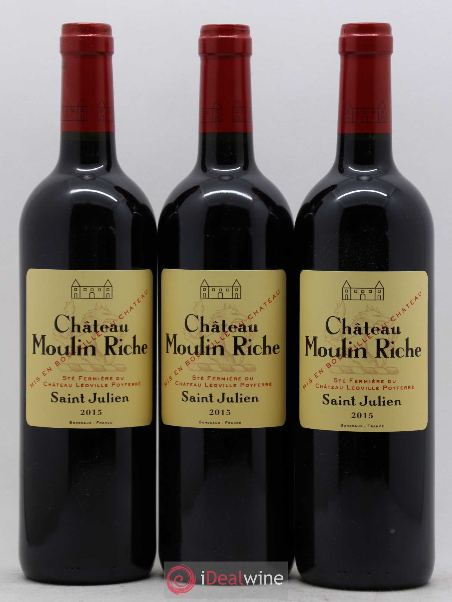Château Moulin Riche 2015 - Posten von 6 Flaschen - 2
