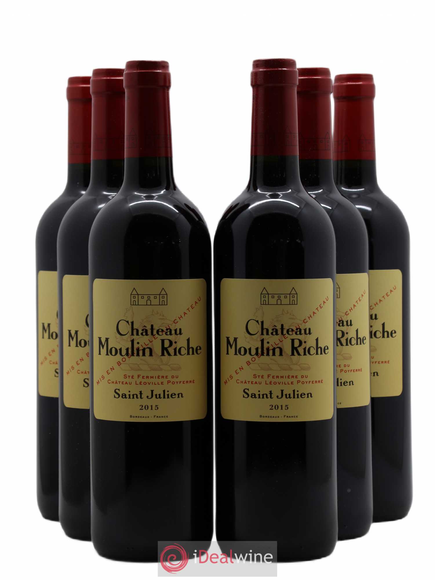 Château Moulin Riche 2015 - Posten von 6 Flaschen - 0