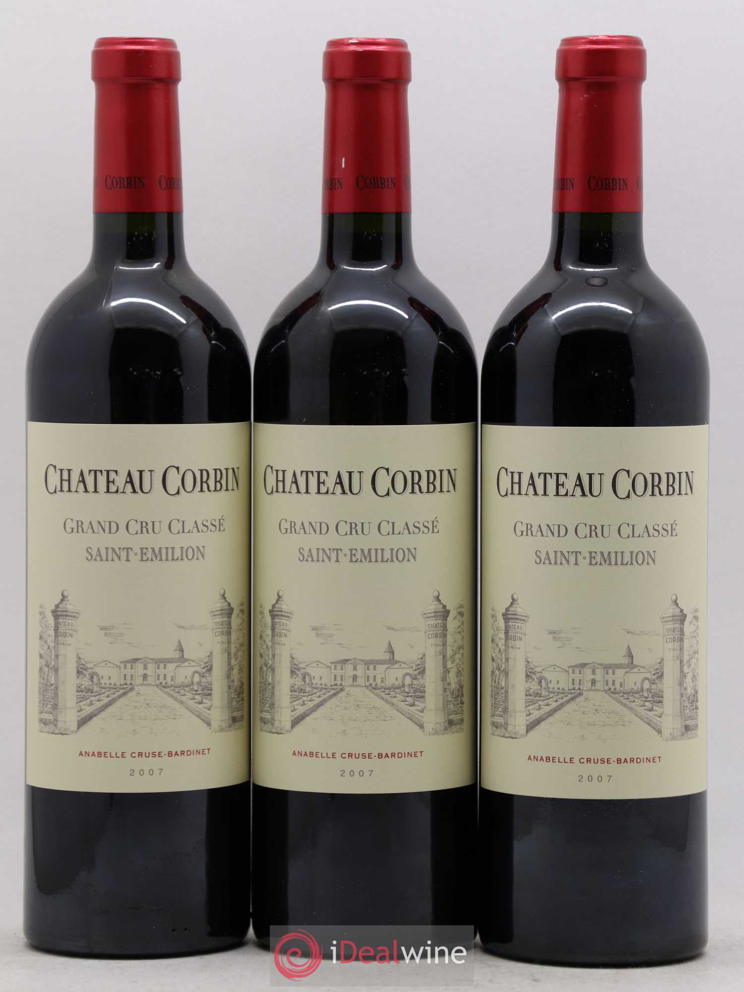 Château Corbin Grand Cru Classé 2007 - Lot de 6 bouteilles - 2