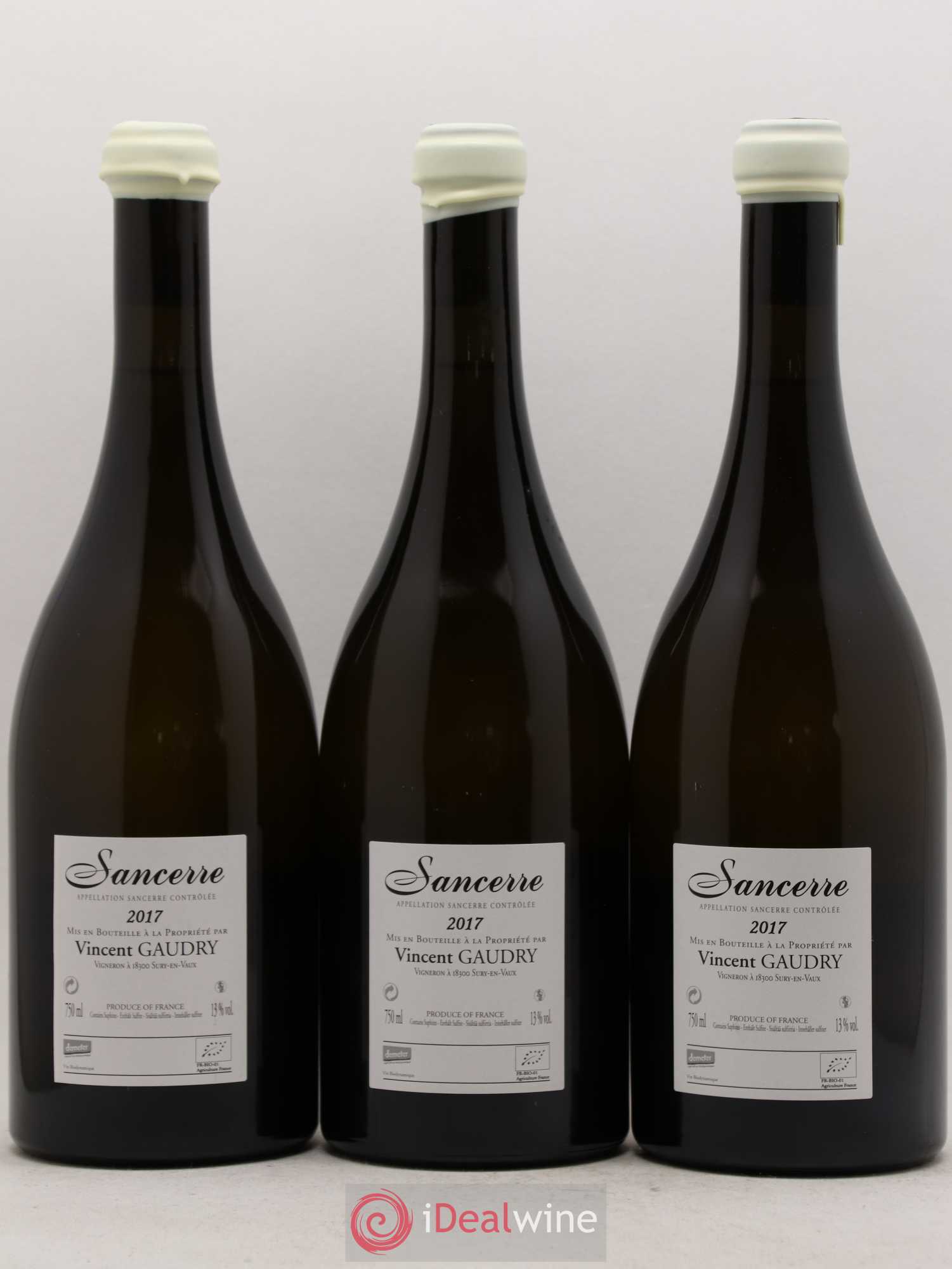 Sancerre A mi-chemin Vincent Gaudry 2017 - Lot de 6 bouteilles - 4