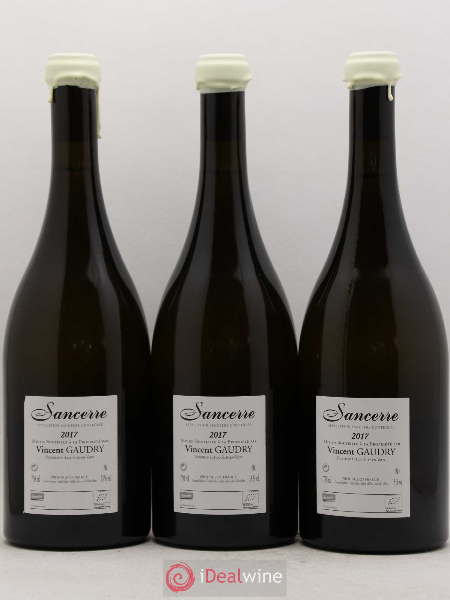 Sancerre A mi-chemin Vincent Gaudry 2017 - Lot de 6 bouteilles - 2