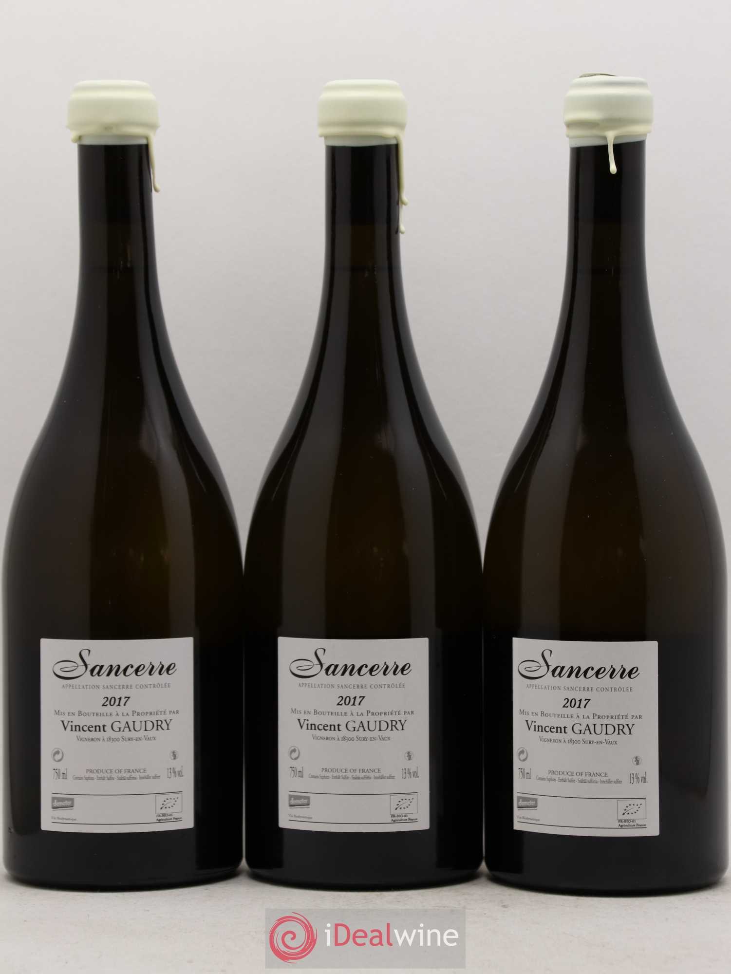 Sancerre A mi-chemin Vincent Gaudry 2017 - Lot de 6 bouteilles - 4