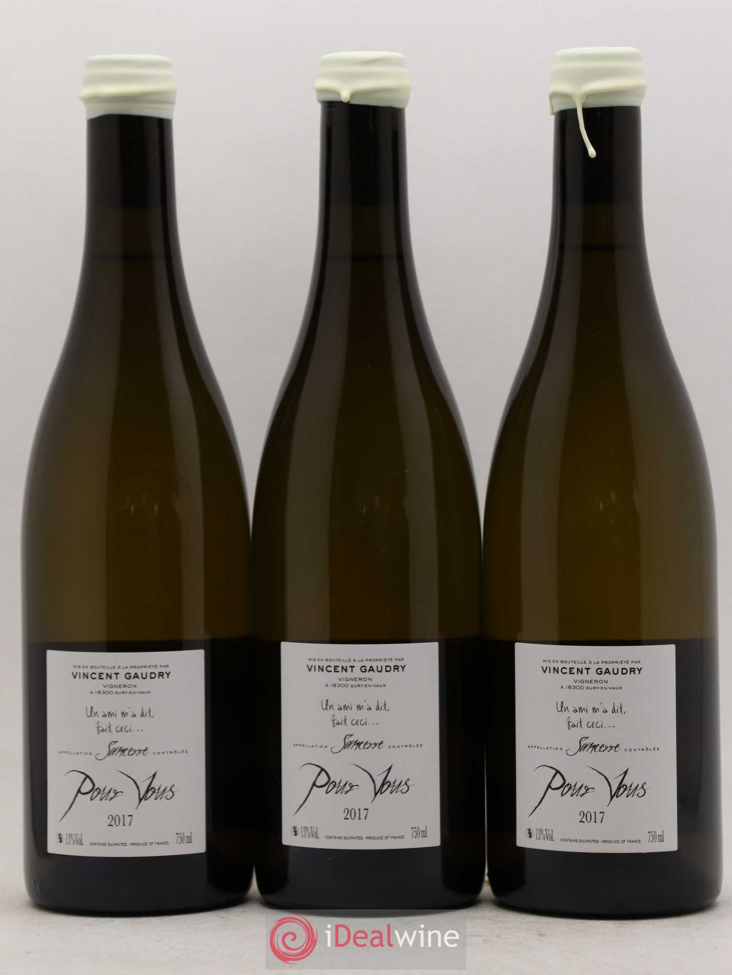 Sancerre Pour Vous Vincent Gaudry 2017 - Lot de 6 bouteilles - 2