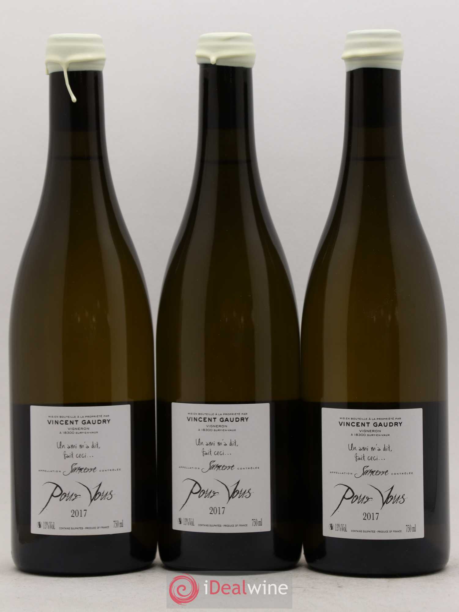 Sancerre Pour Vous Vincent Gaudry 2017 - Lot de 6 bouteilles - 4