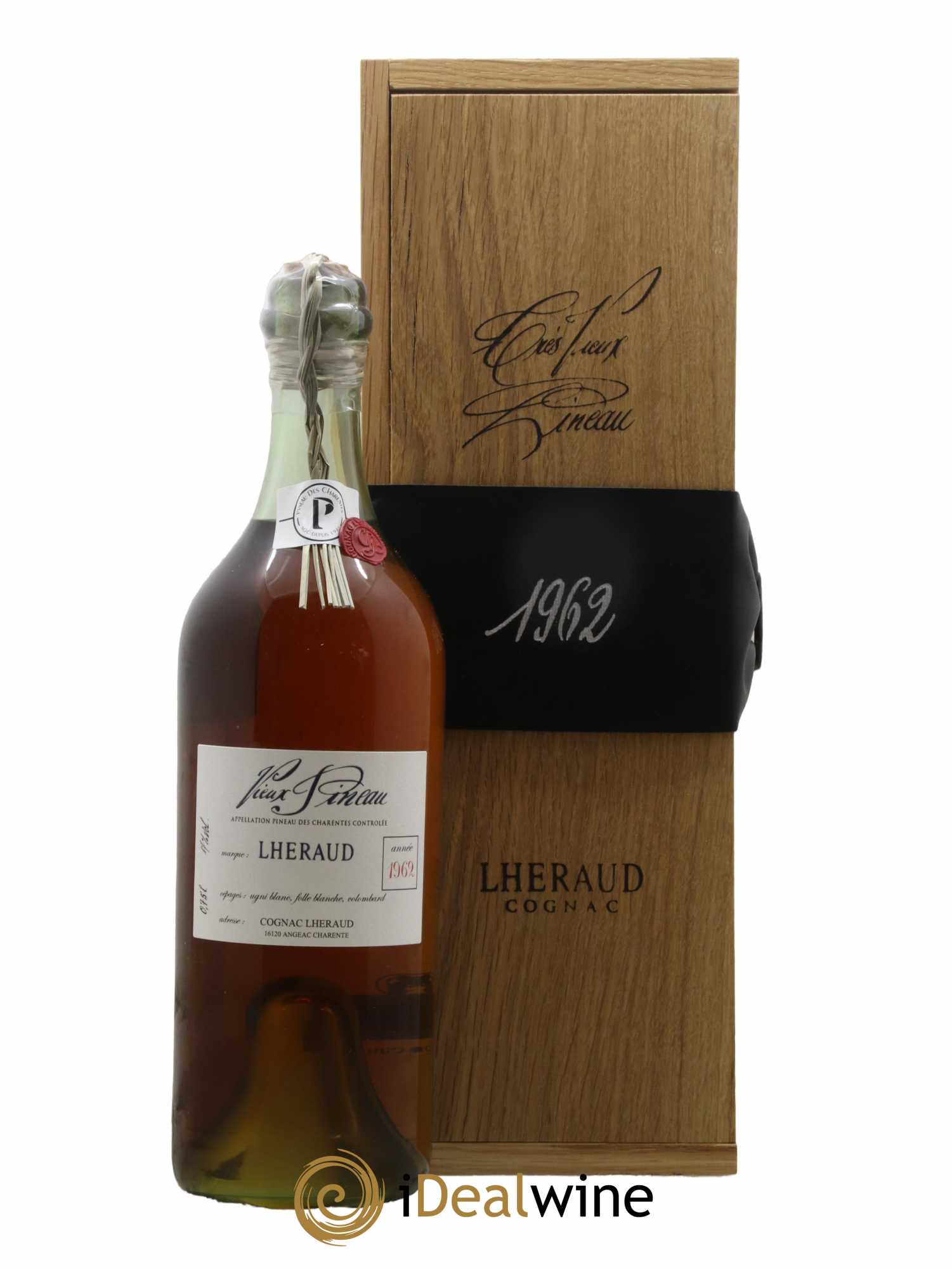 Cognac Lheraud Vieux pineau des charentes 1962 - Lot of 1 bottle - 1