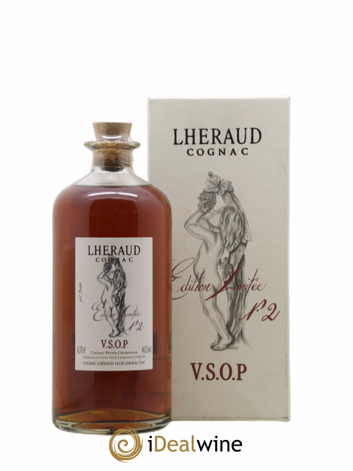 Cognac Lheraud VSOP Limité - Lot de 1 bouteille - 1