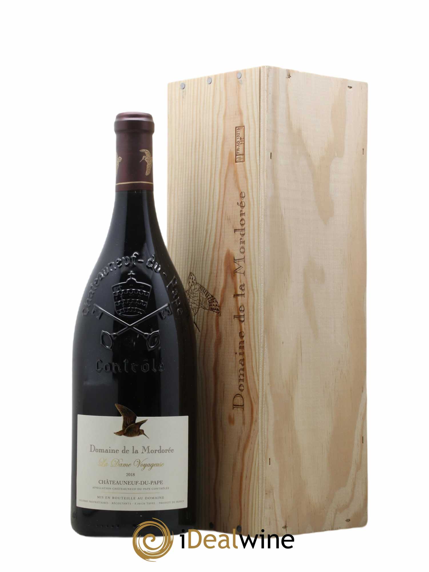 Châteauneuf-du-Pape La Dame Voyageuse La Mordorée (Domaine de) 2018 - Lot de 1 magnum - 1
