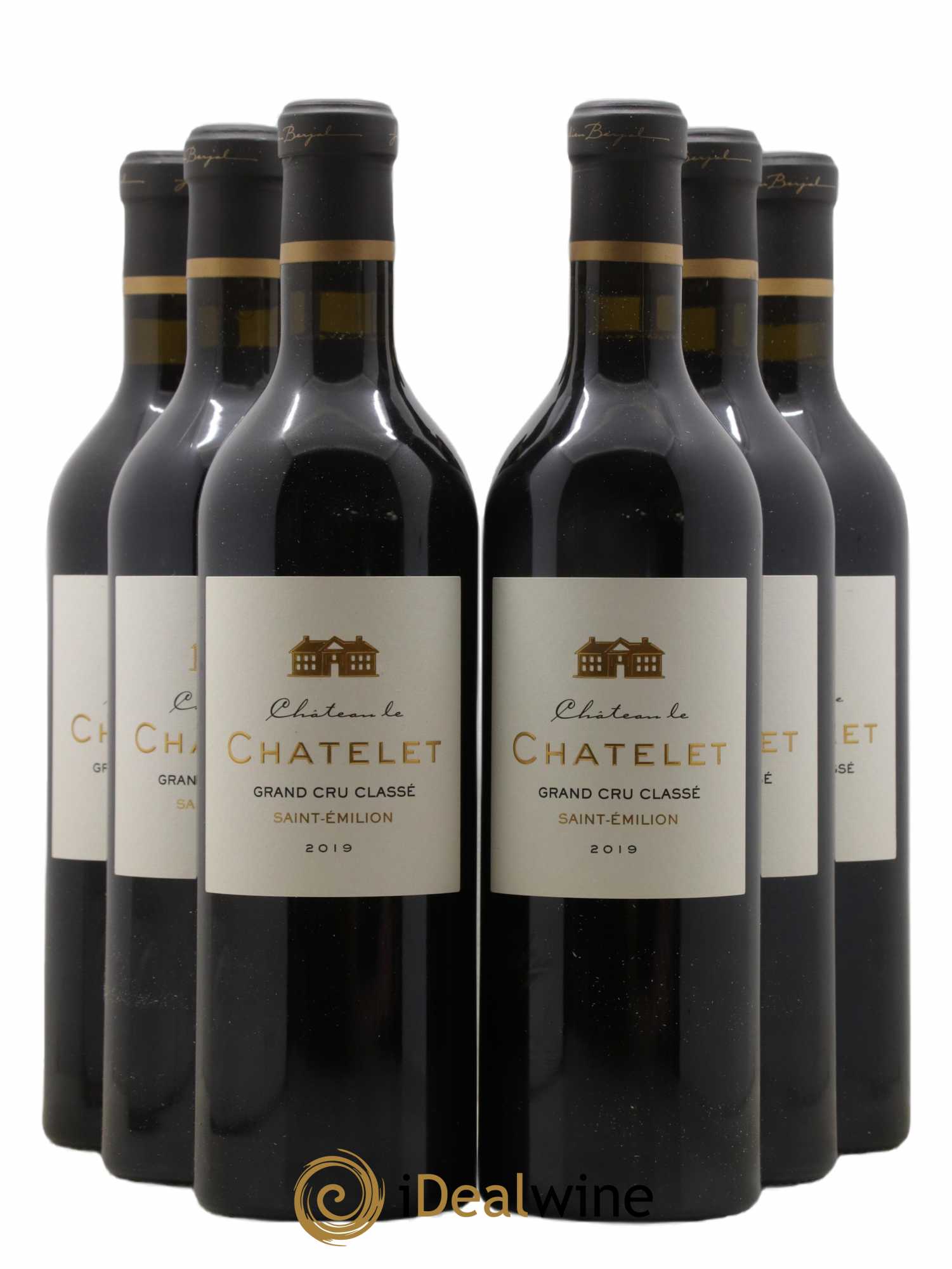 Saint-Émilion Grand Cru Château Le Chatelet 2019 - Lot de 6 bouteilles - 0