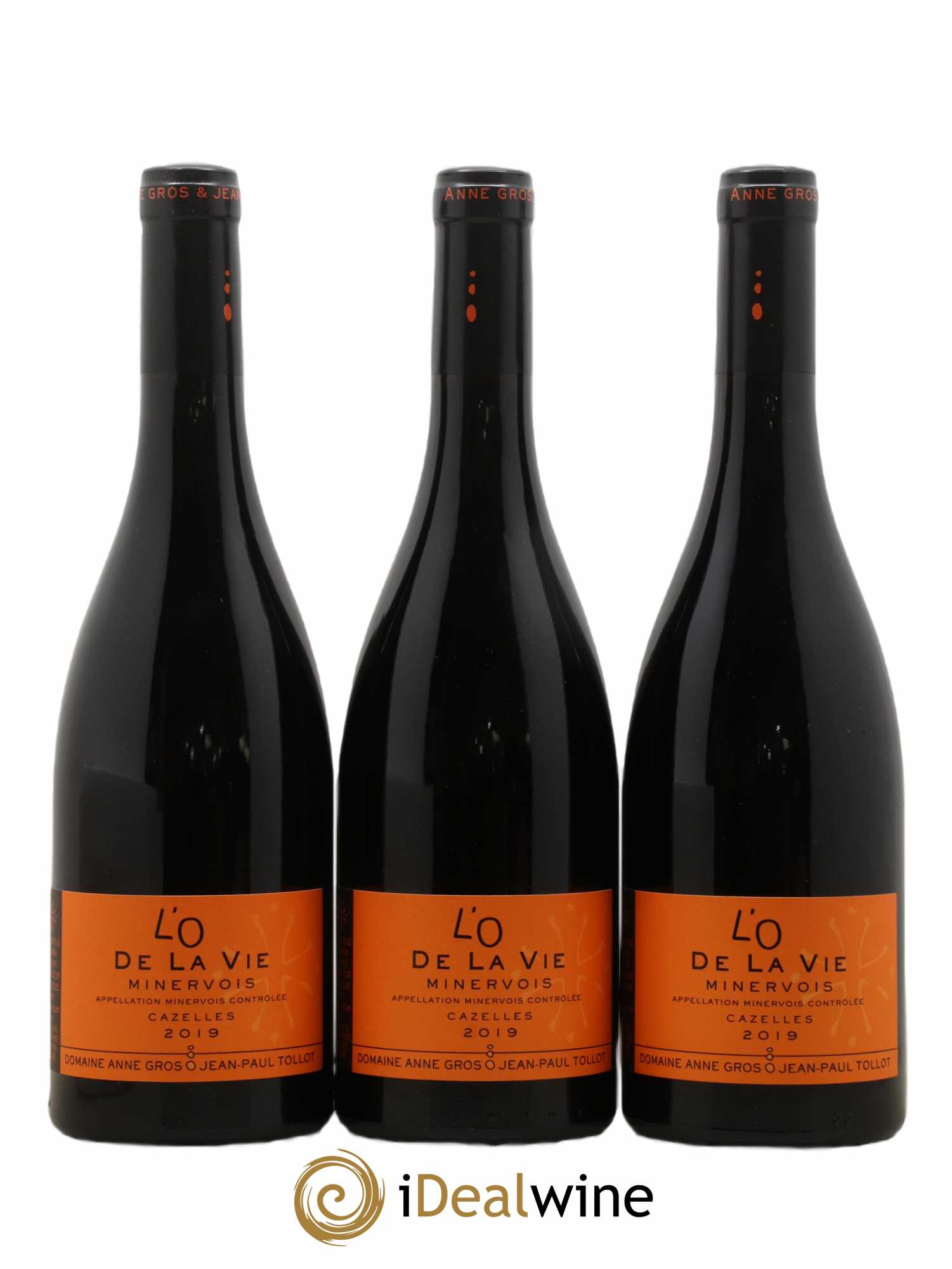 Minervois L'O de la Vie Anne Gros & Jean-Paul Tollot 2019 - Lot de 6 bouteilles - 1