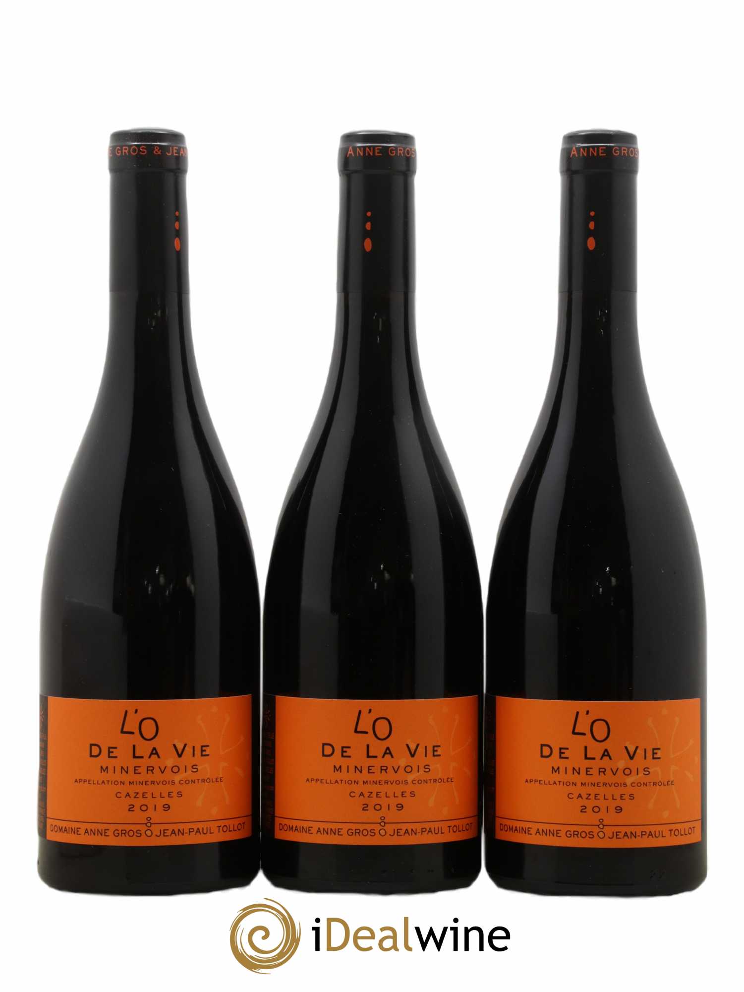 Minervois L'O de la Vie Anne Gros & Jean-Paul Tollot 2019 - Lot de 6 bouteilles - 2